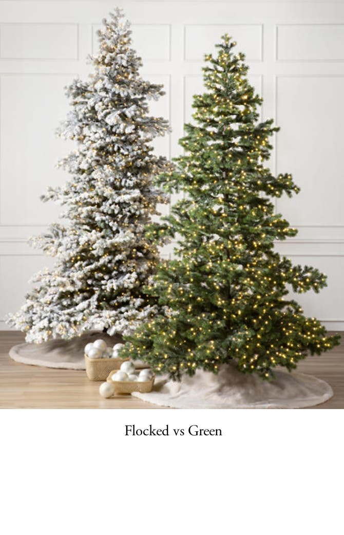 Flocked vs Green