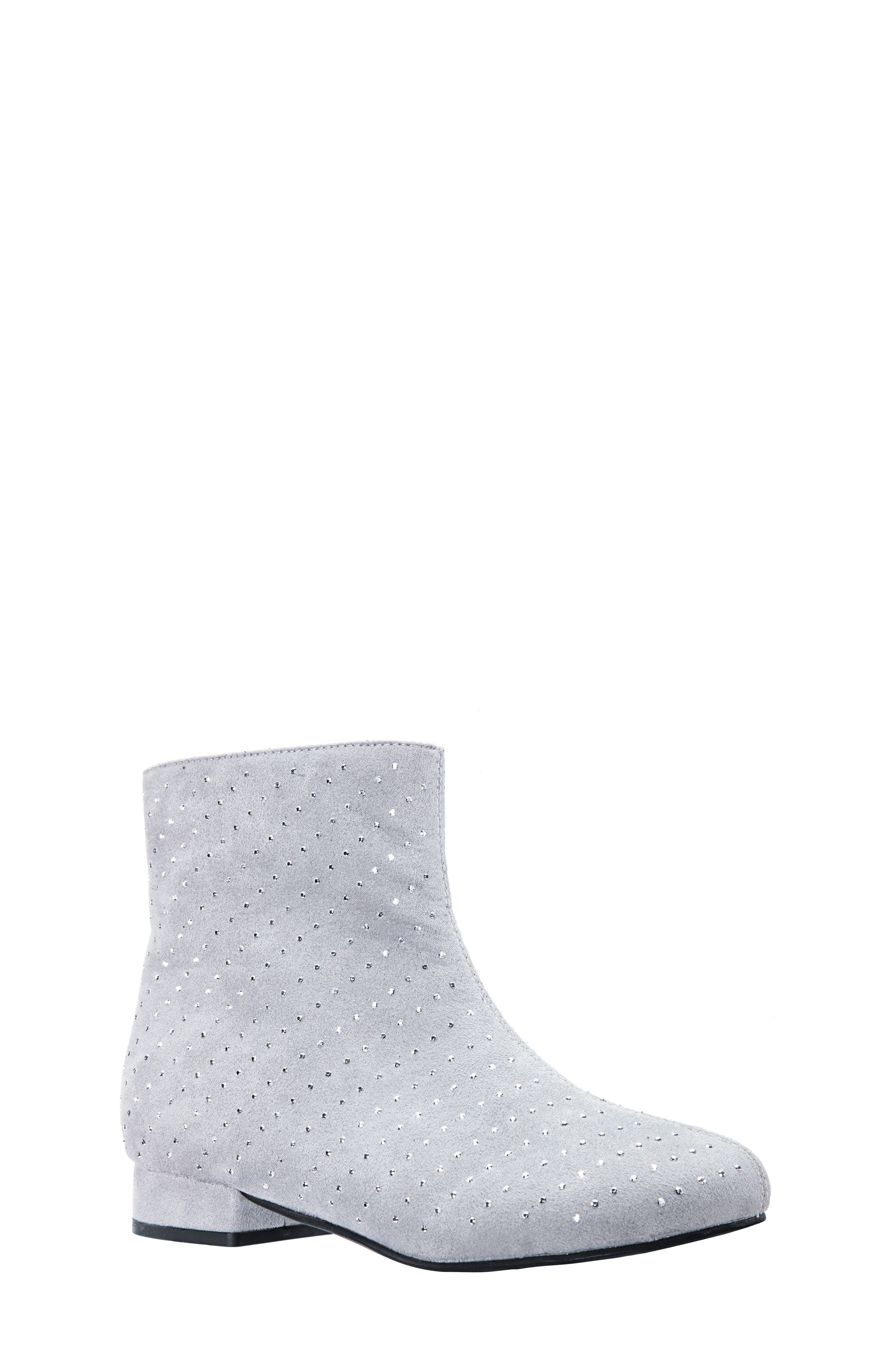 UPC 794378374787 product image for Toddler Girl's Nina Peaches Studded Bootie, Size 10 M - Grey | upcitemdb.com