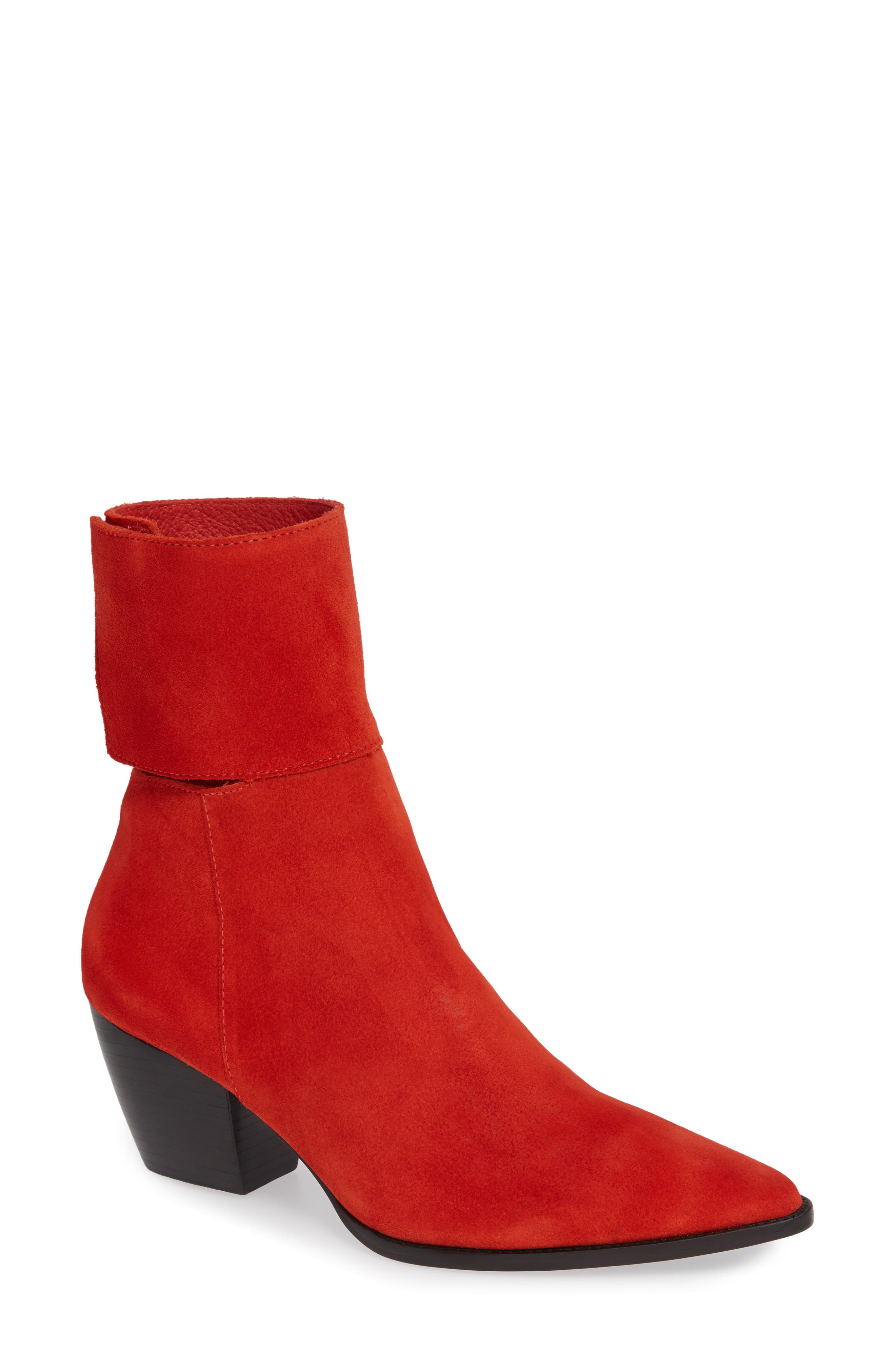 Matisse Good Company Ankle Cuff Bootie- Red