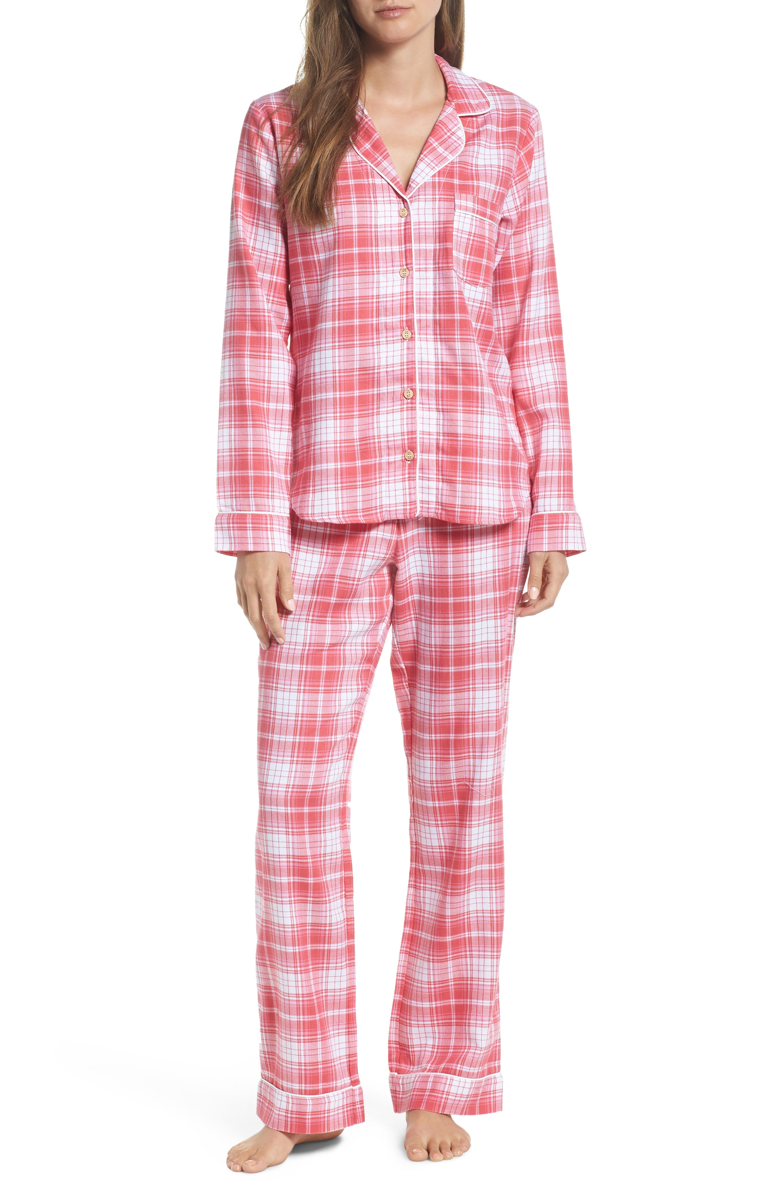 Ugg Raven Plaid Pajamas, Pink