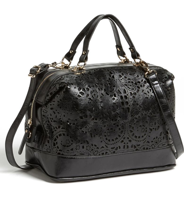 Sole Society 'Camille' Laser Cut Satchel | Nordstrom