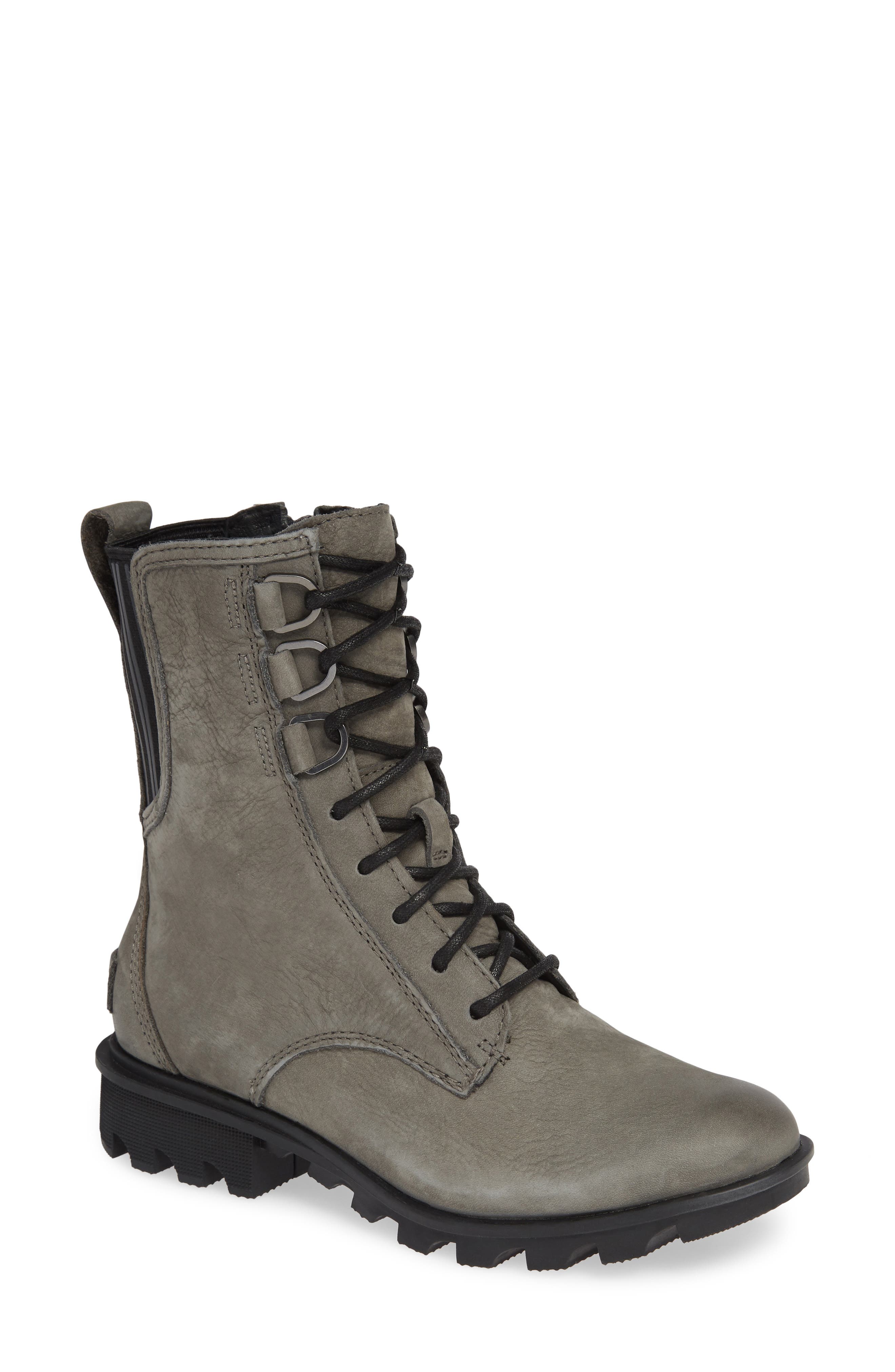 Sorel Phoenix Lace-Up Boot, Grey