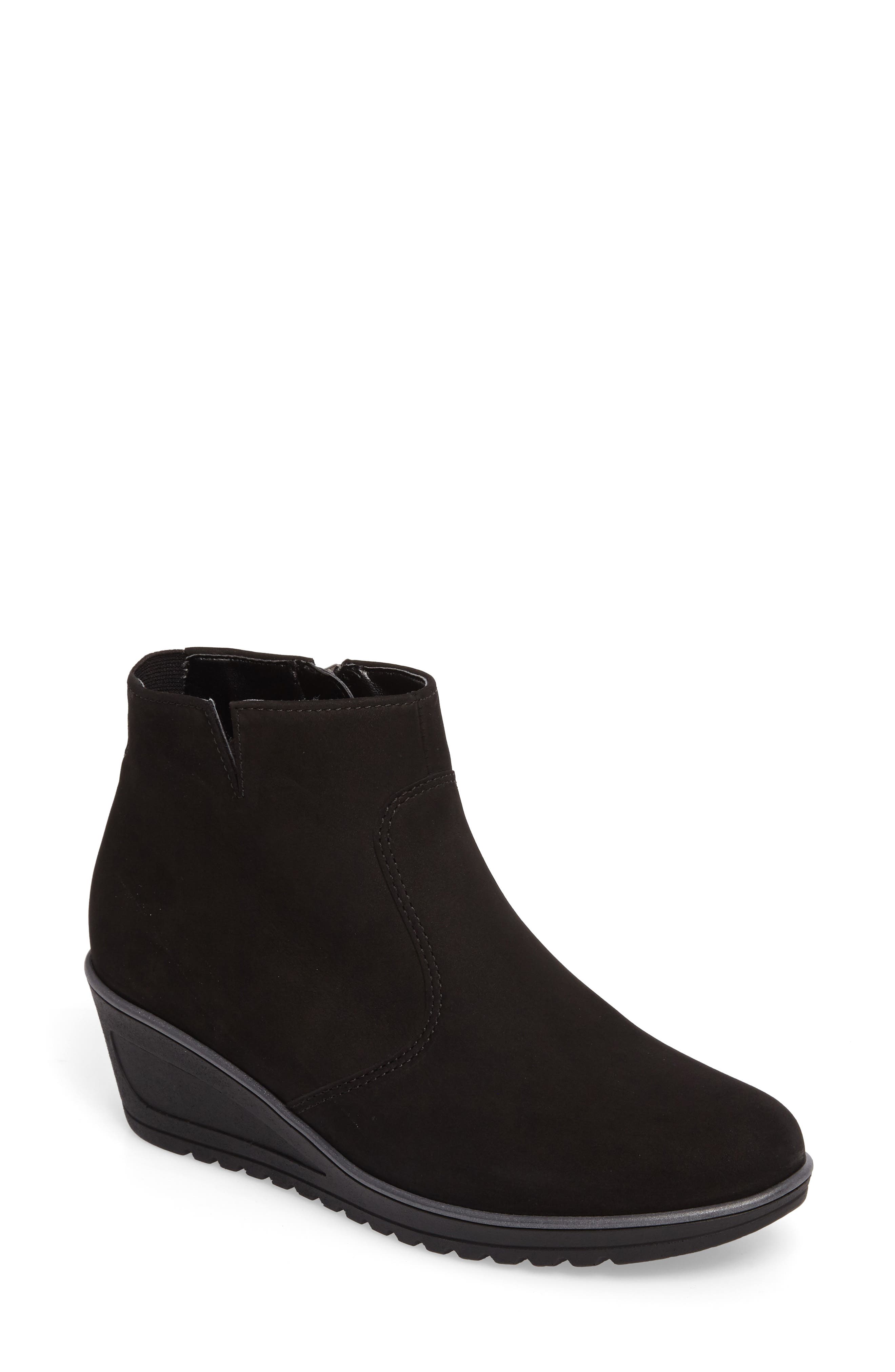Ara Hessa Wedge Bootie- Black