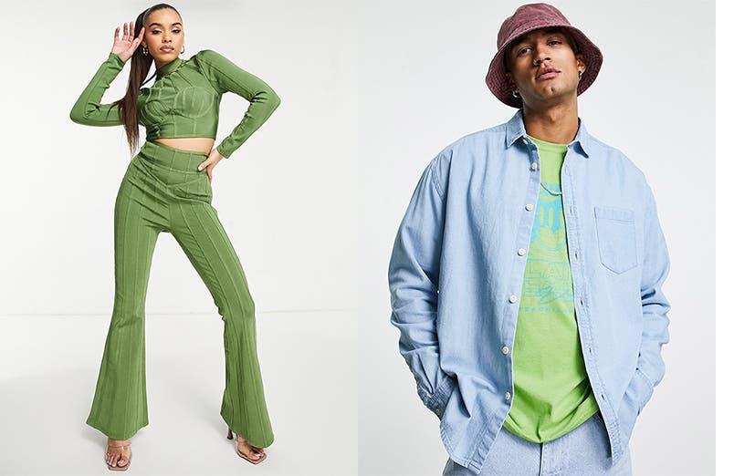 Models wearing outfits from ASOS.