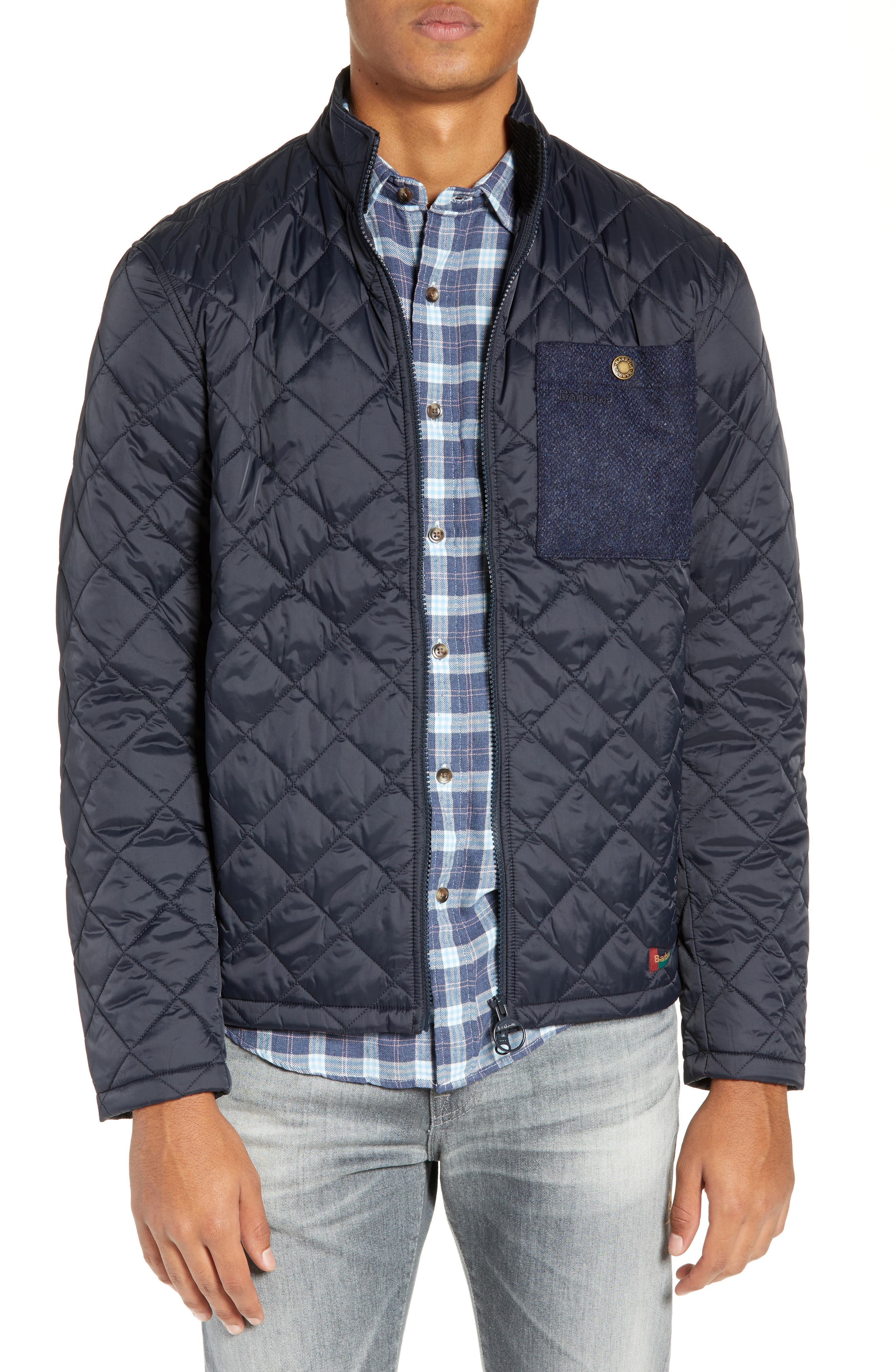 Barbout Abaft Quilted Jacket, Blue