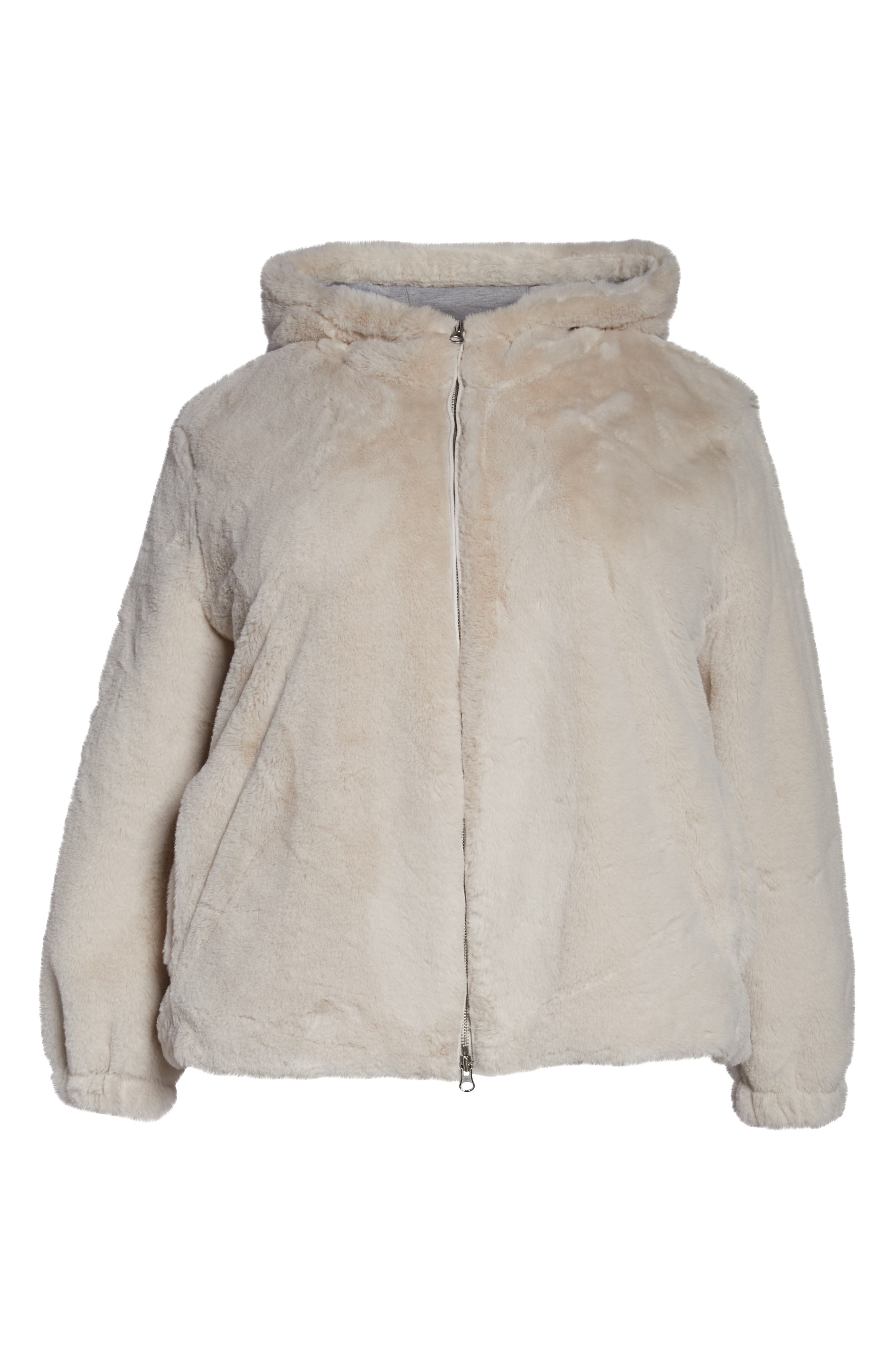 sanctuary faux fur hoodie