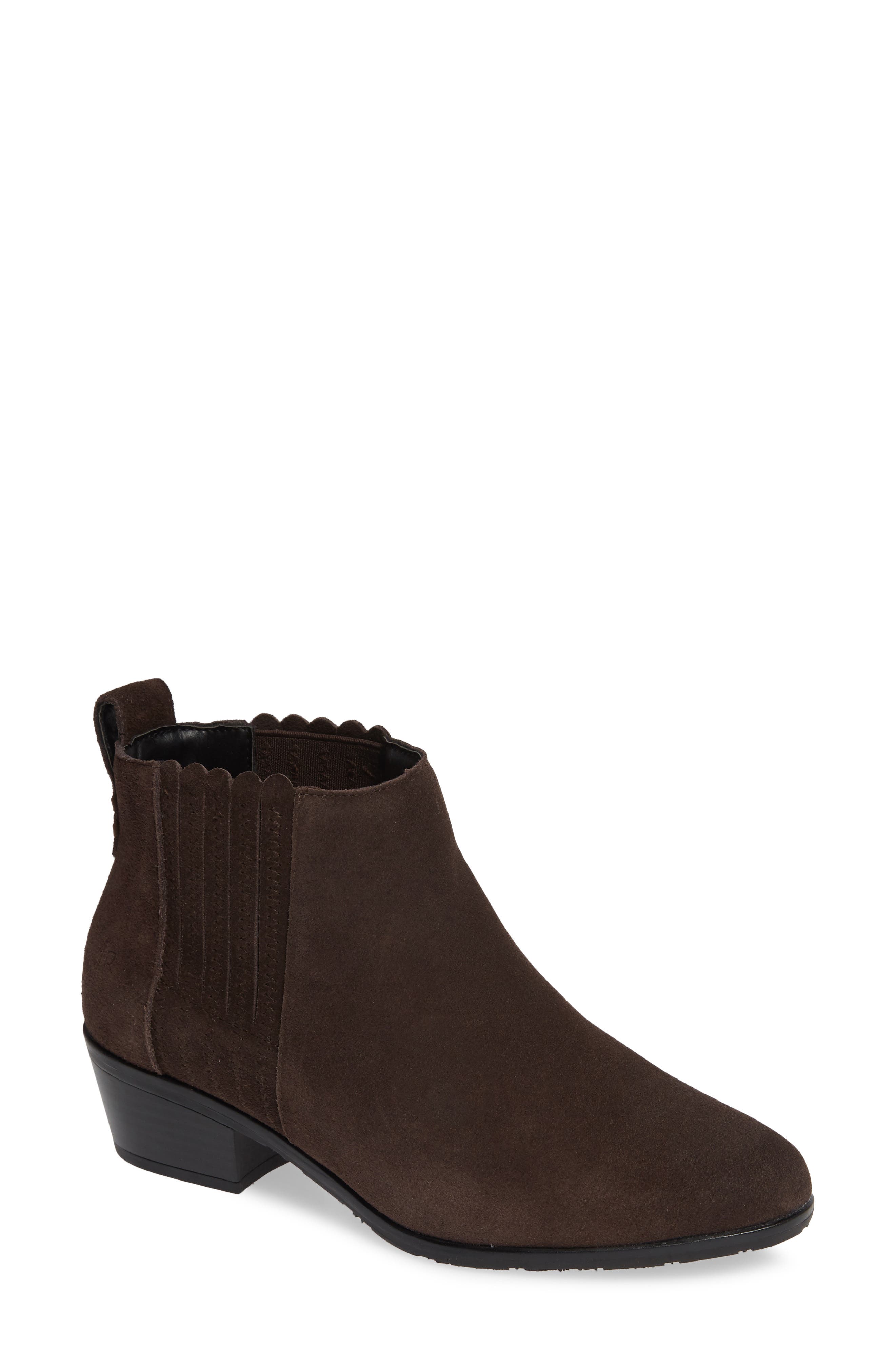 Jack Rogers Liddy Waterproof Chelsea Bootie- Brown
