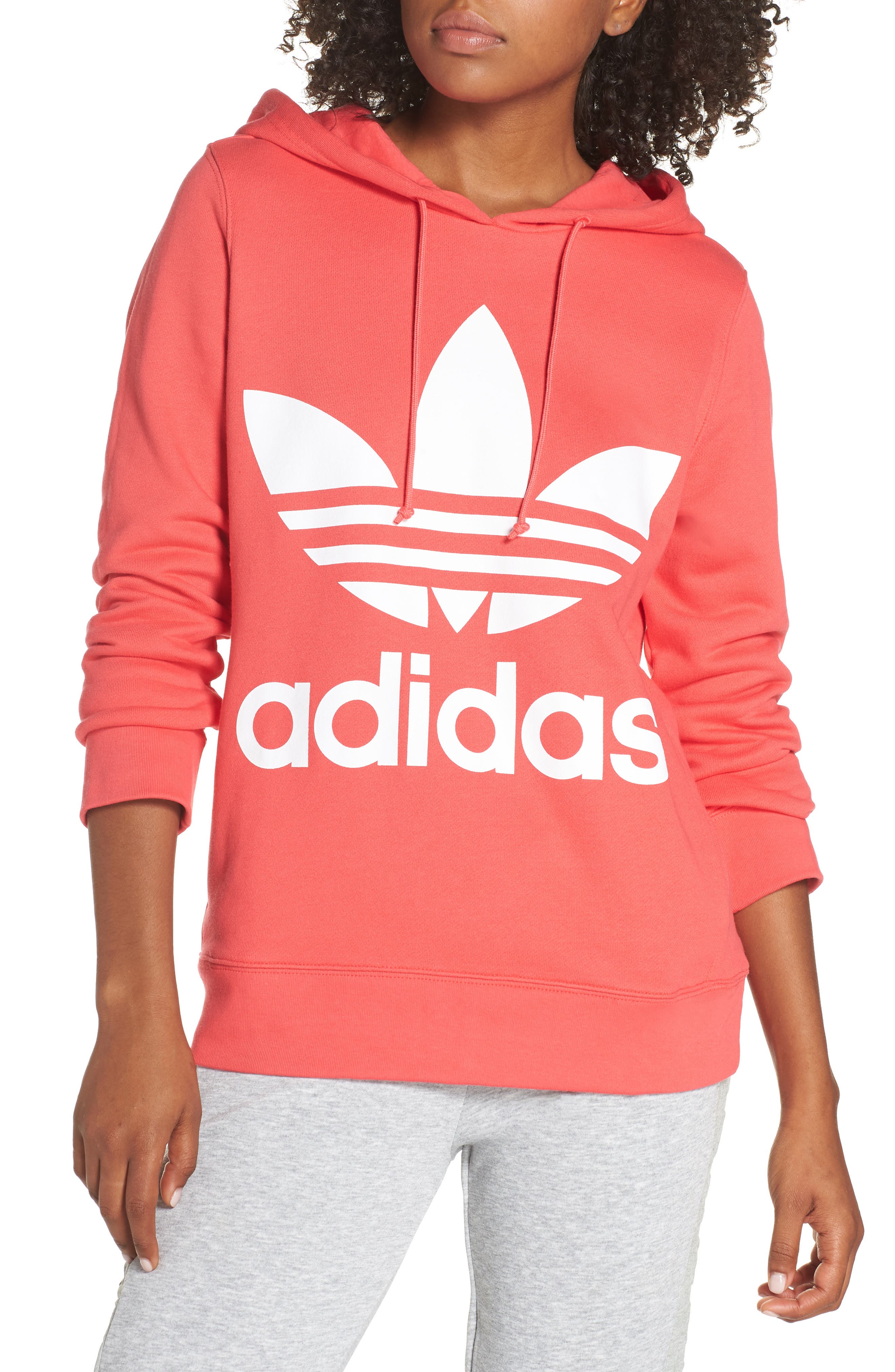 Adidas Originals Trefoil Hoodie, Pink