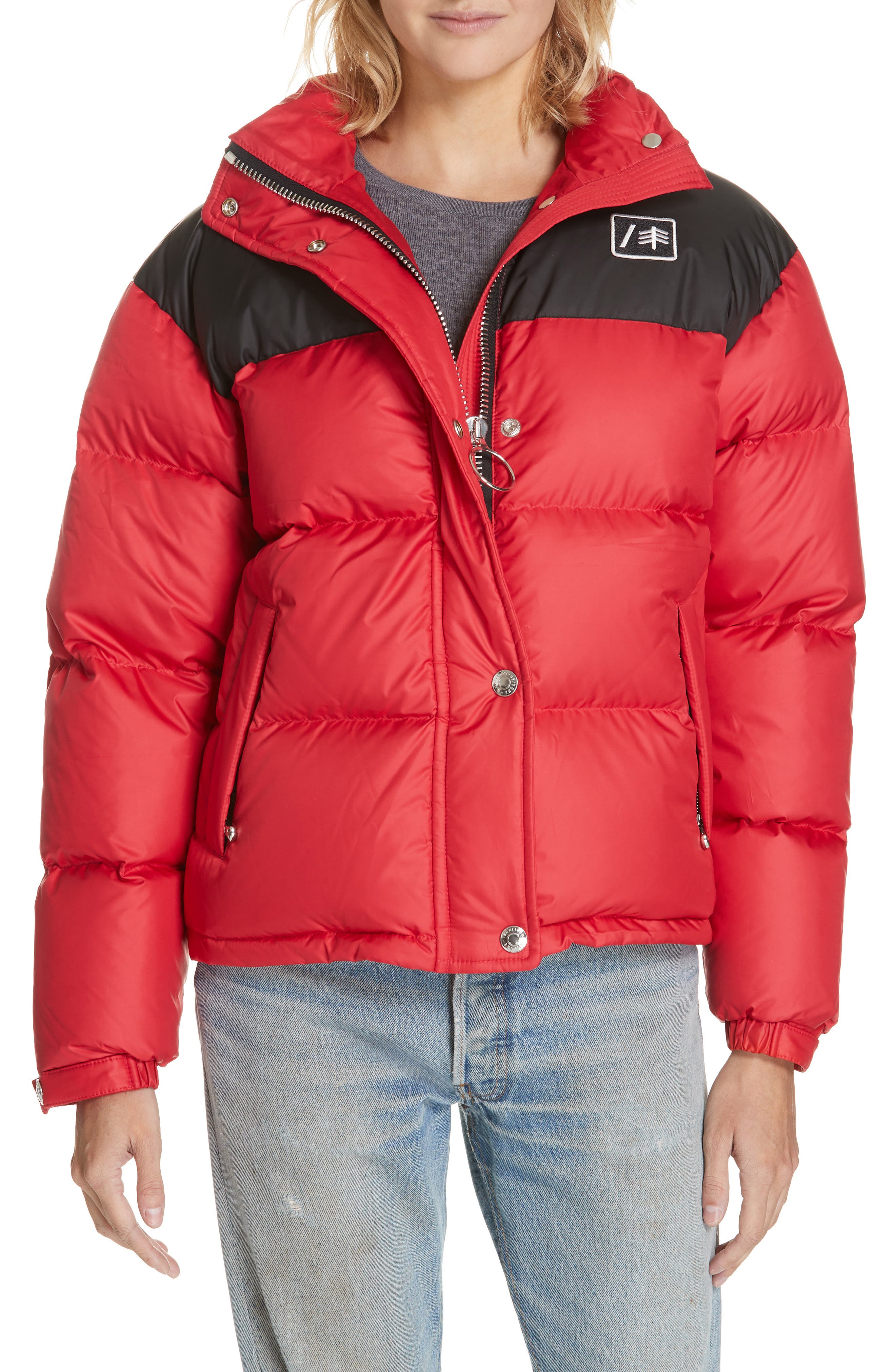 Re/done Crop Puffer Jacket