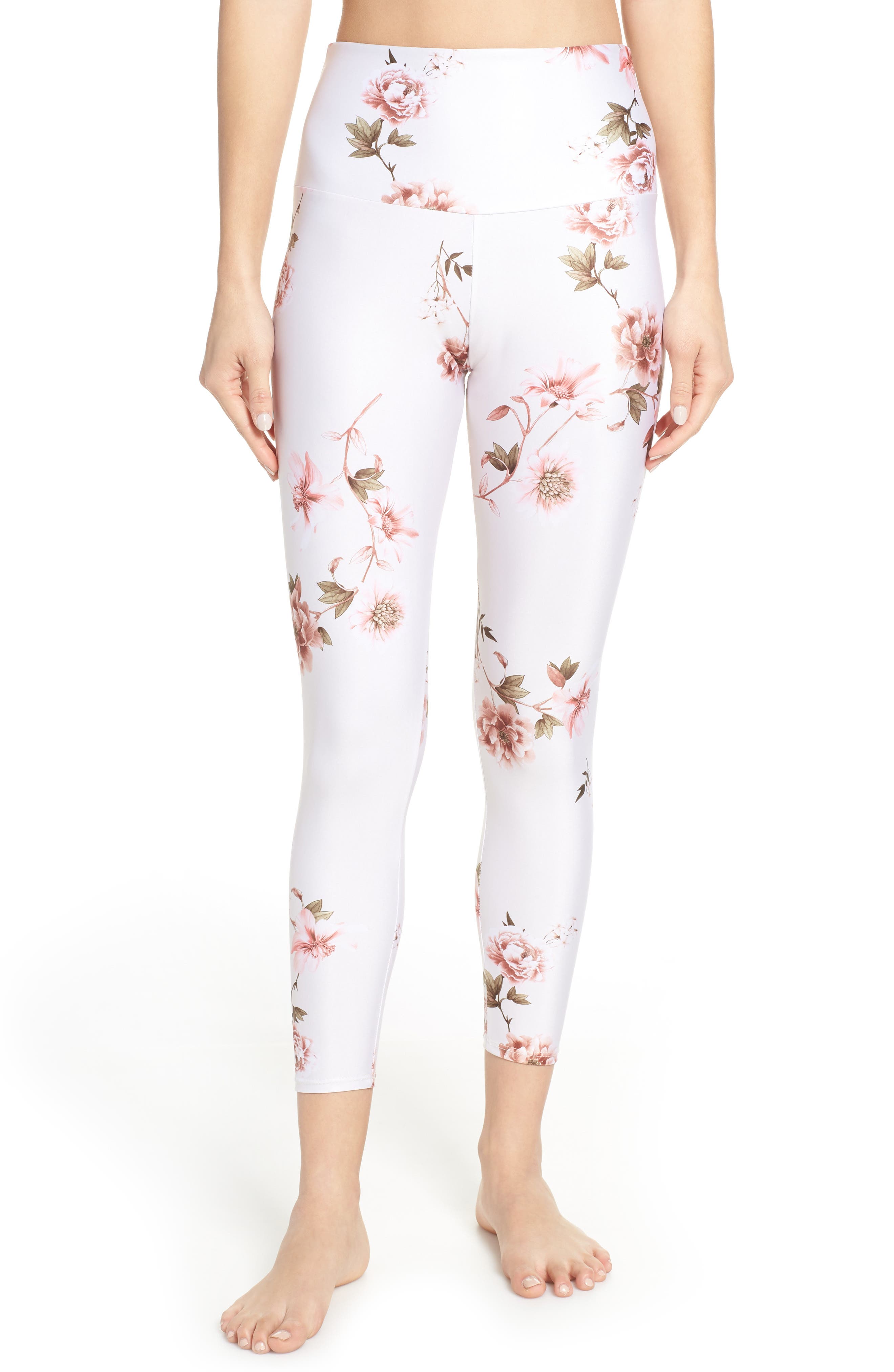 Onzie High Rise Capris, White