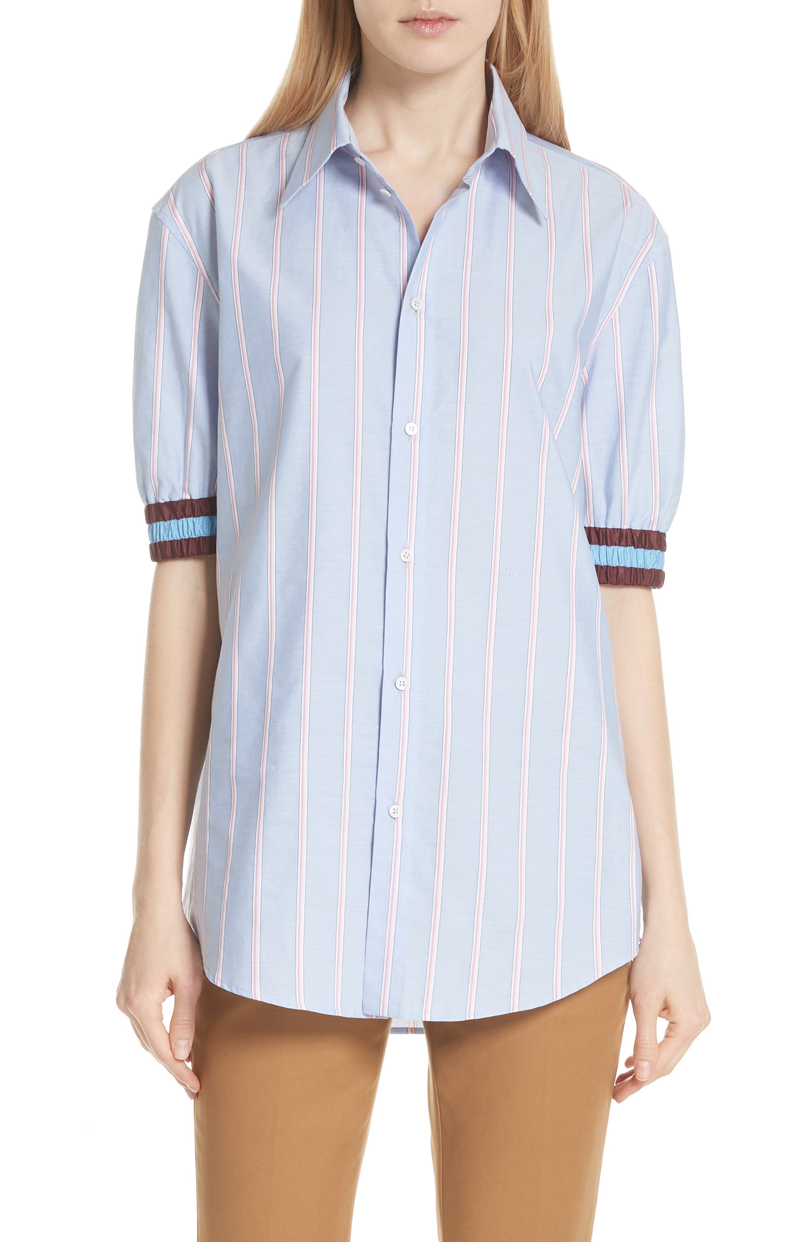 N?21 Stripe Cotton Shirt