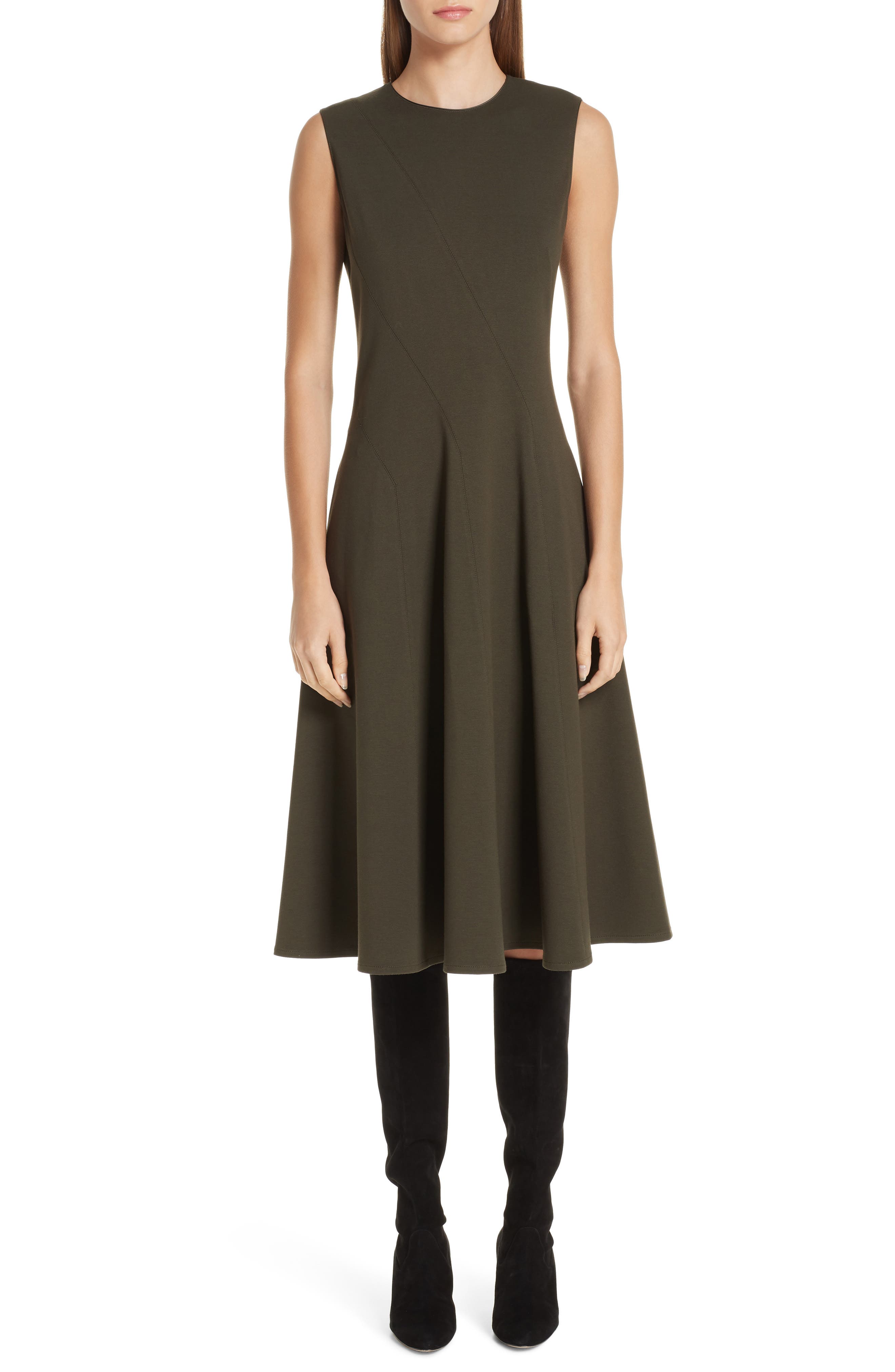 Lafayette 148 New York Topenga Punto Milano Dress, Green