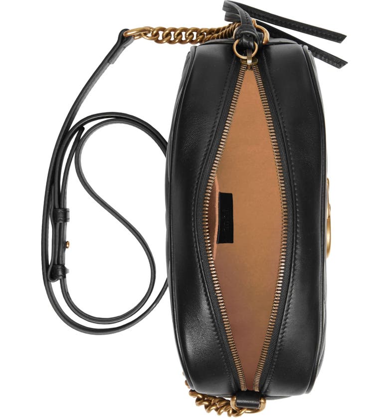 Gucci Small Gg Marmont 2.0 Matelasse Leather Camera Bag - Black | ModeSens