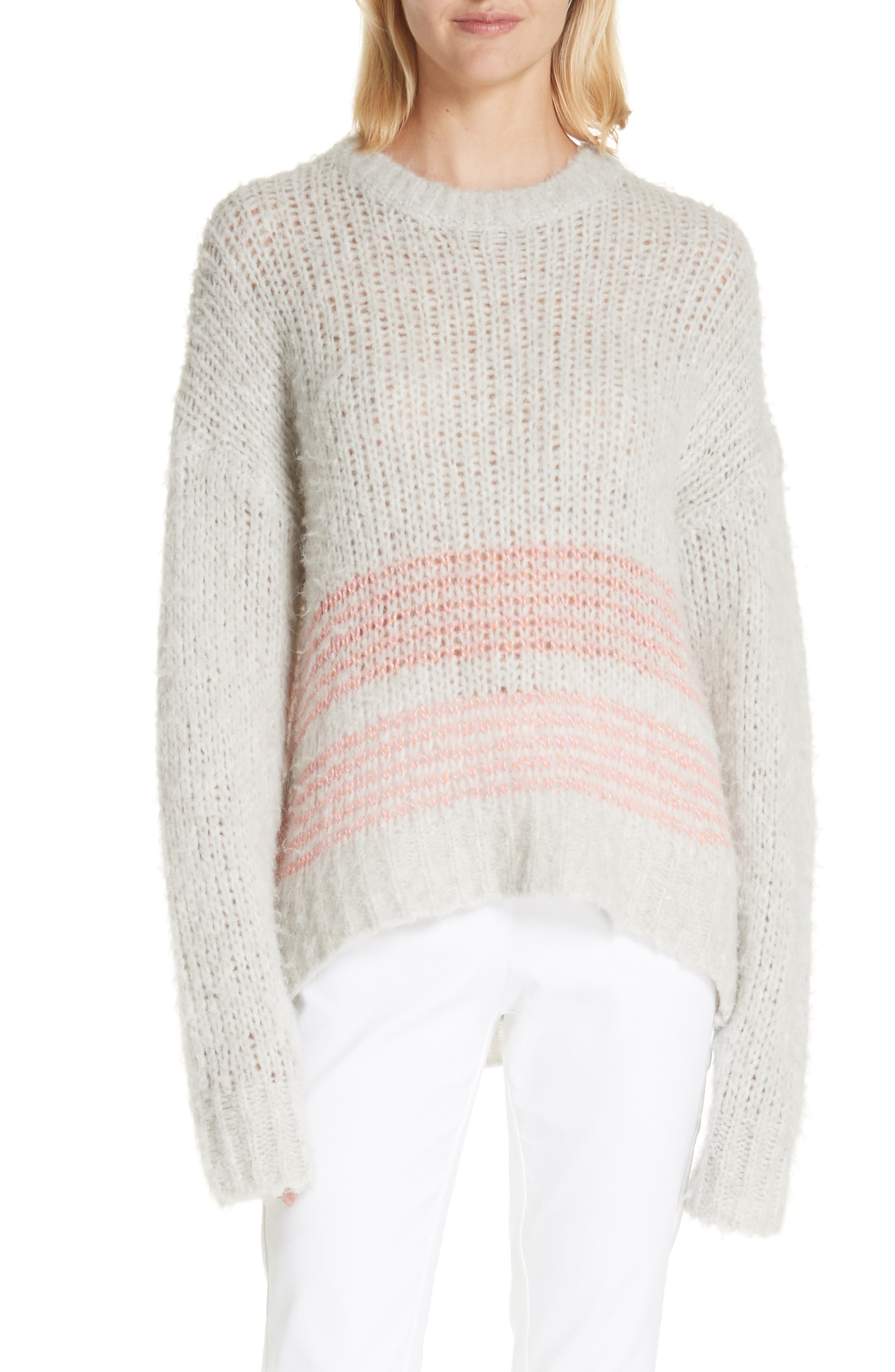 Rag & Bone Iceland Wool Blend Sweater, Grey