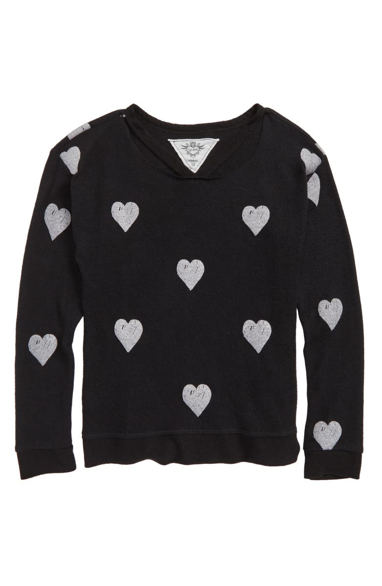 Heart print sweatshirt Heart print sweatshirt