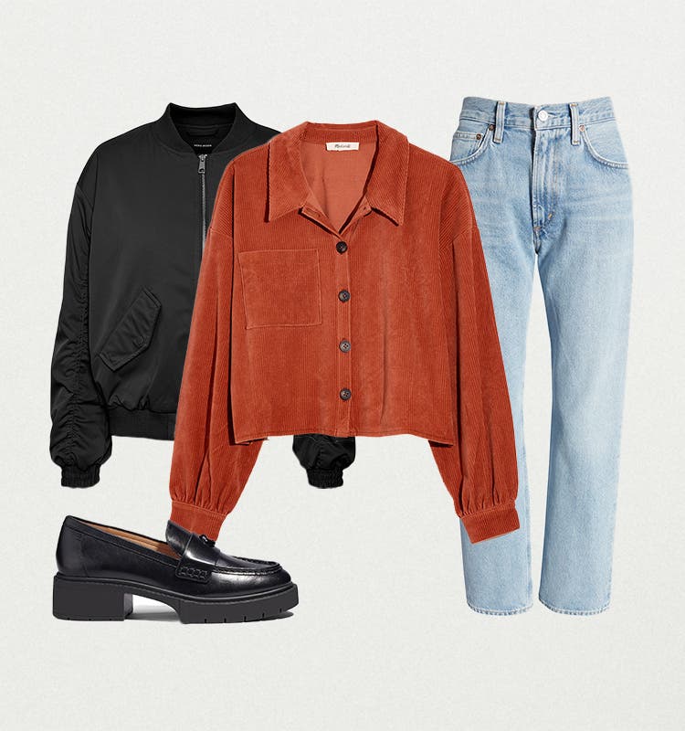 Check styling ideas for「Flannel Shirt、Wide-Fit Jeans」