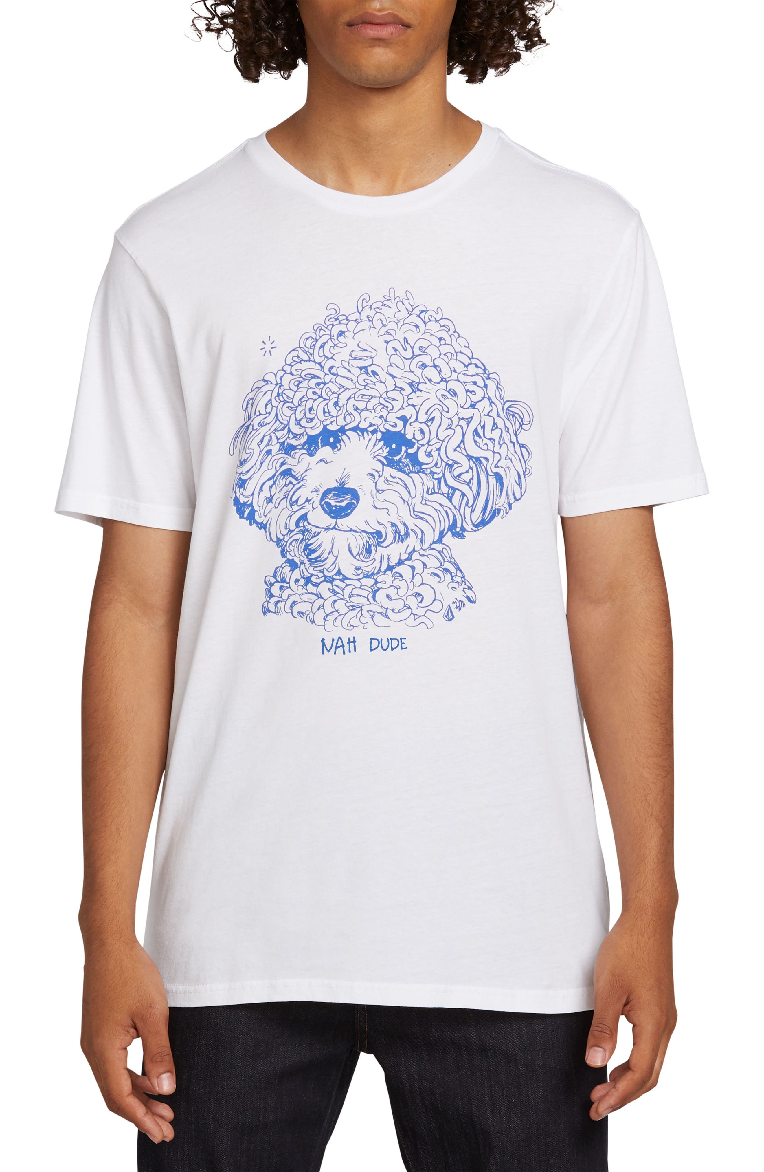 Volcom Travis Millard Dog T-Shirt, White