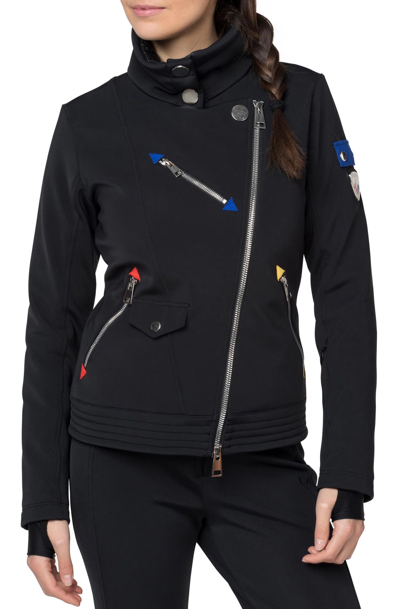 Rossignol Altirock Waterproof Moto Ski Jacket, Black