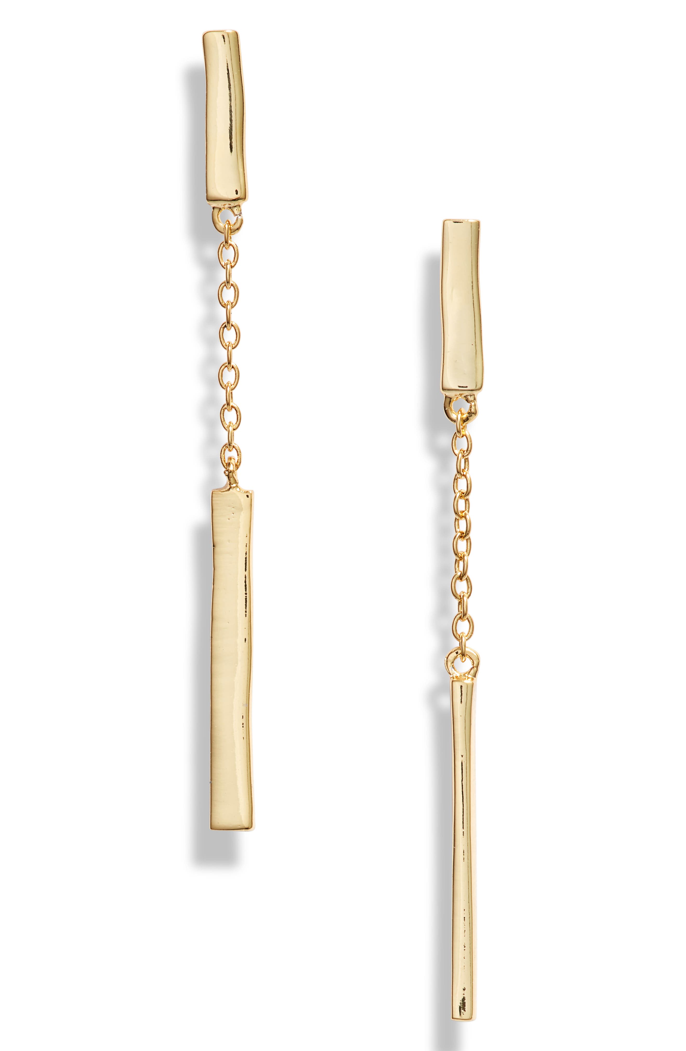 Gorjana Accessories TANER BAR CHAIN EARRINGS