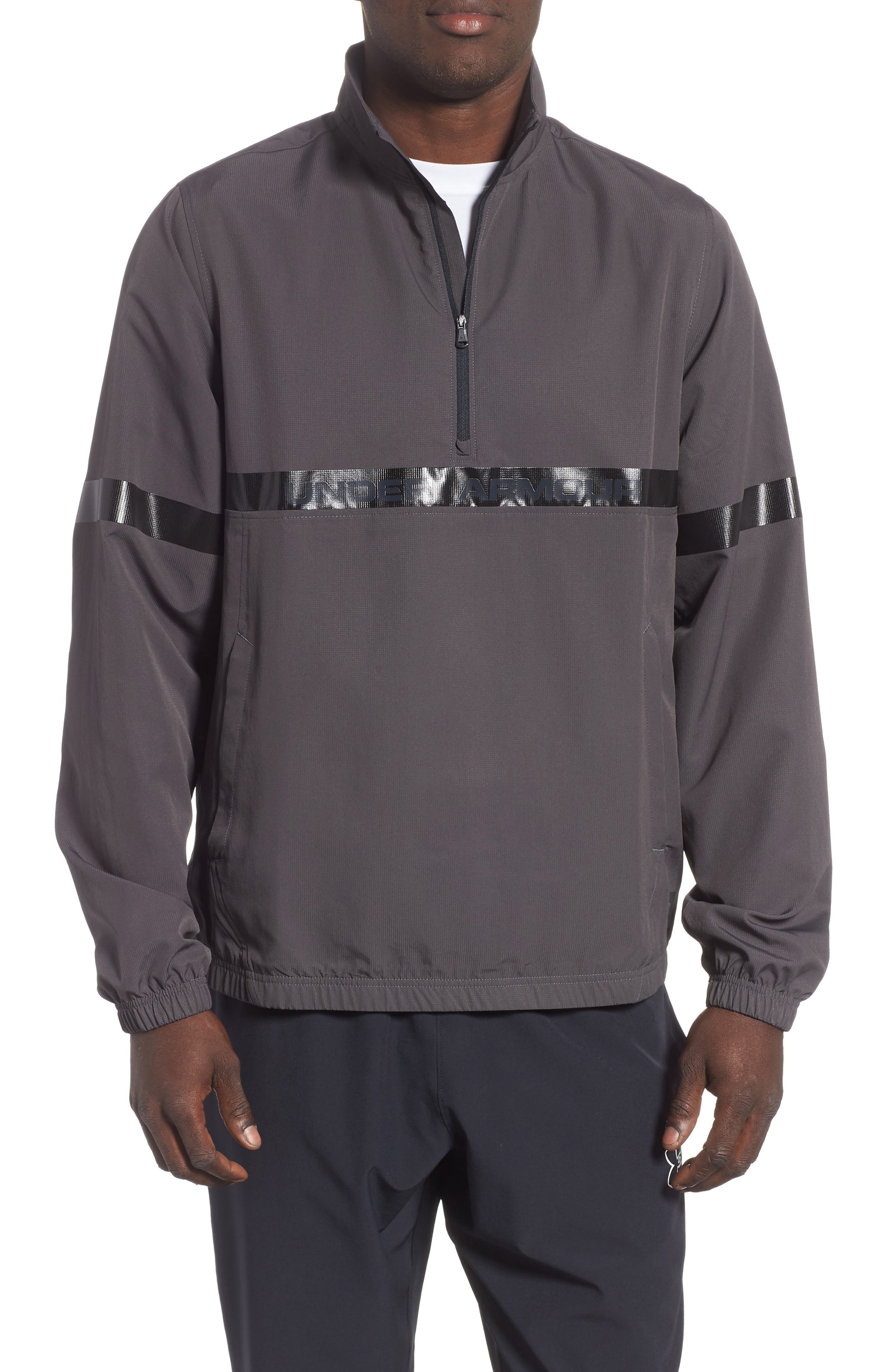Under Armour Sportstyle Half Zip Pullover, Grey