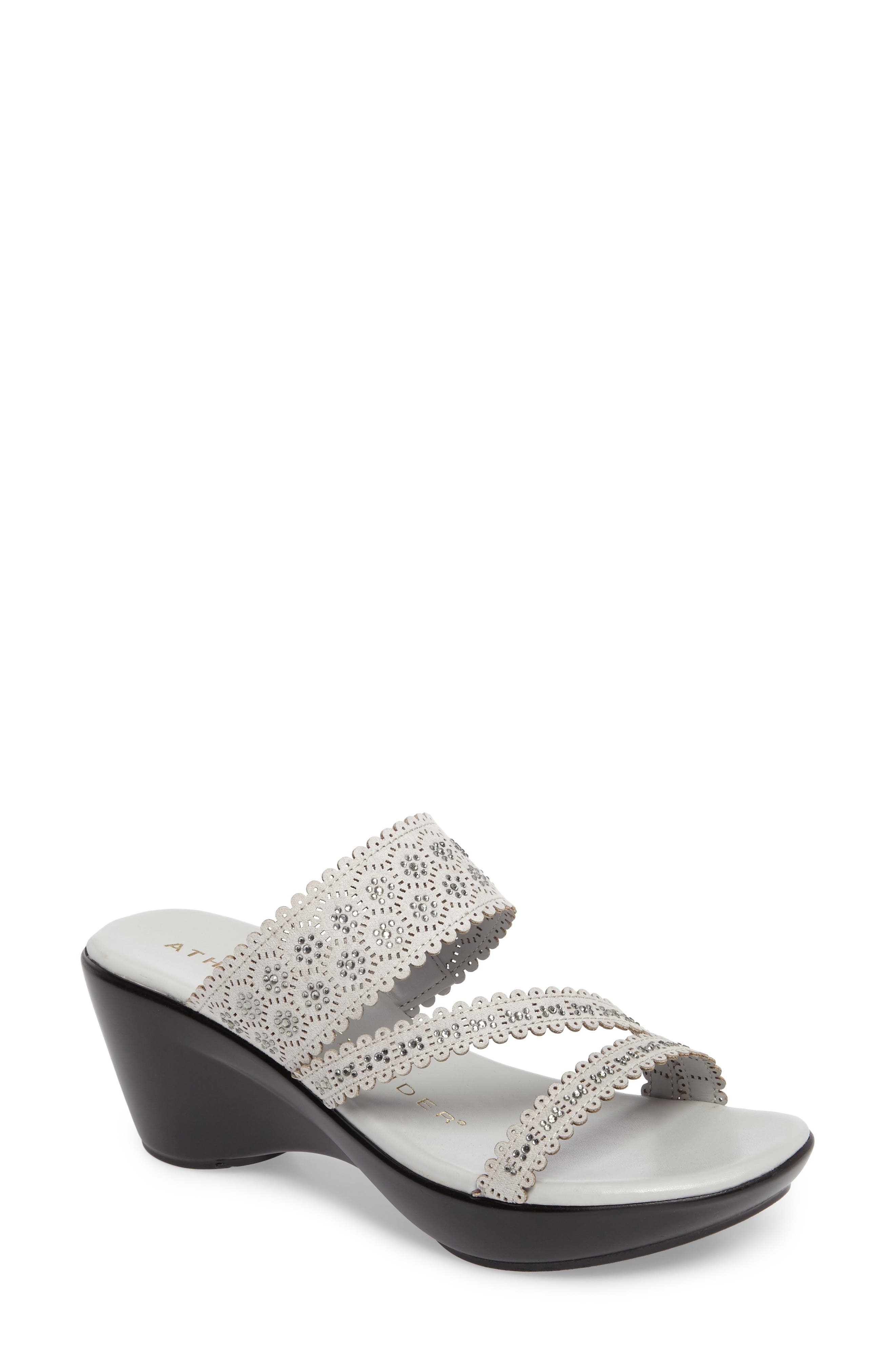 Athena Alexander Poppy Wedge Sandal, Blue