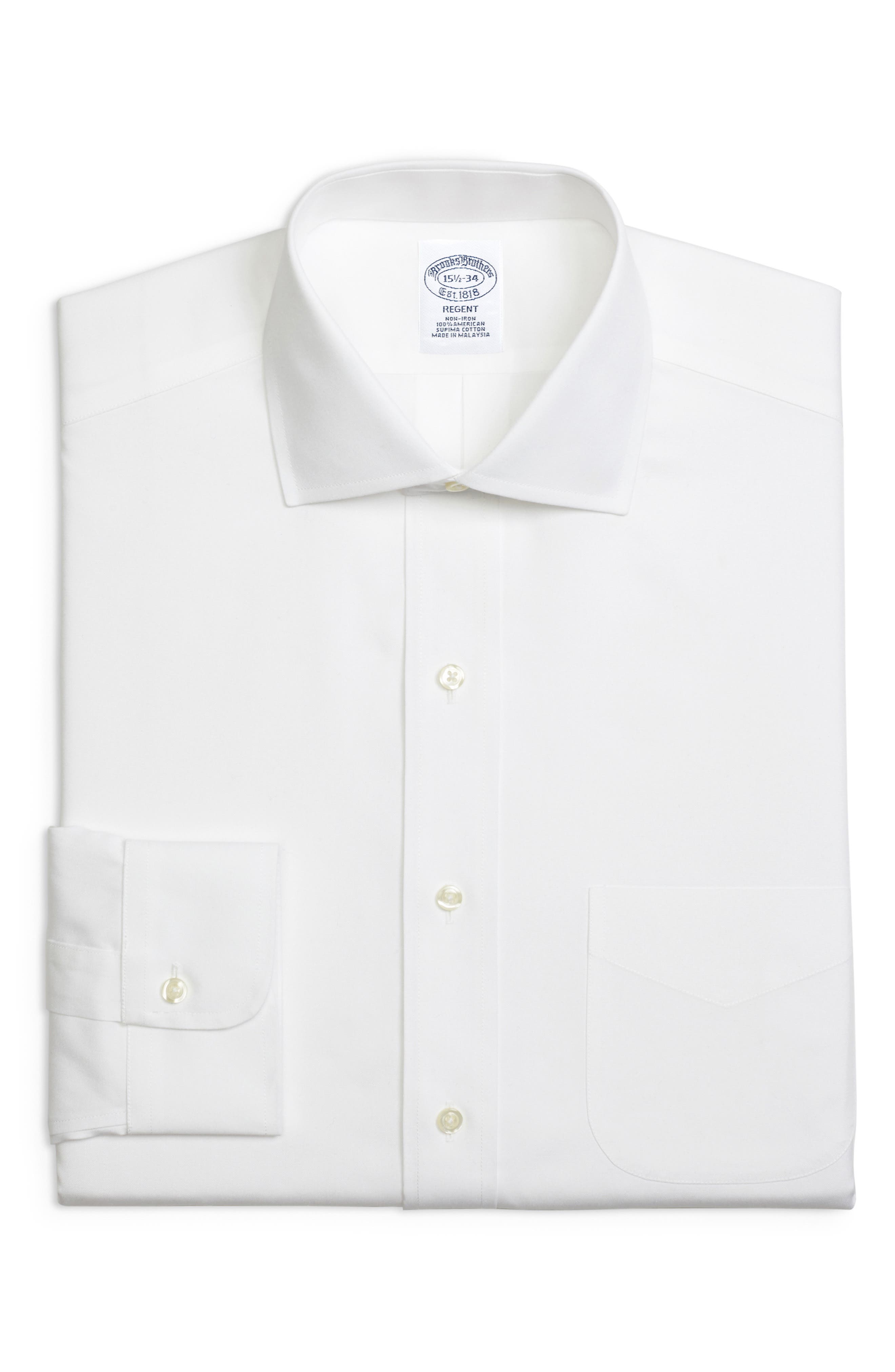 Brooks Brothers Regular Fit Solid Dress Shirt (3 For $207)