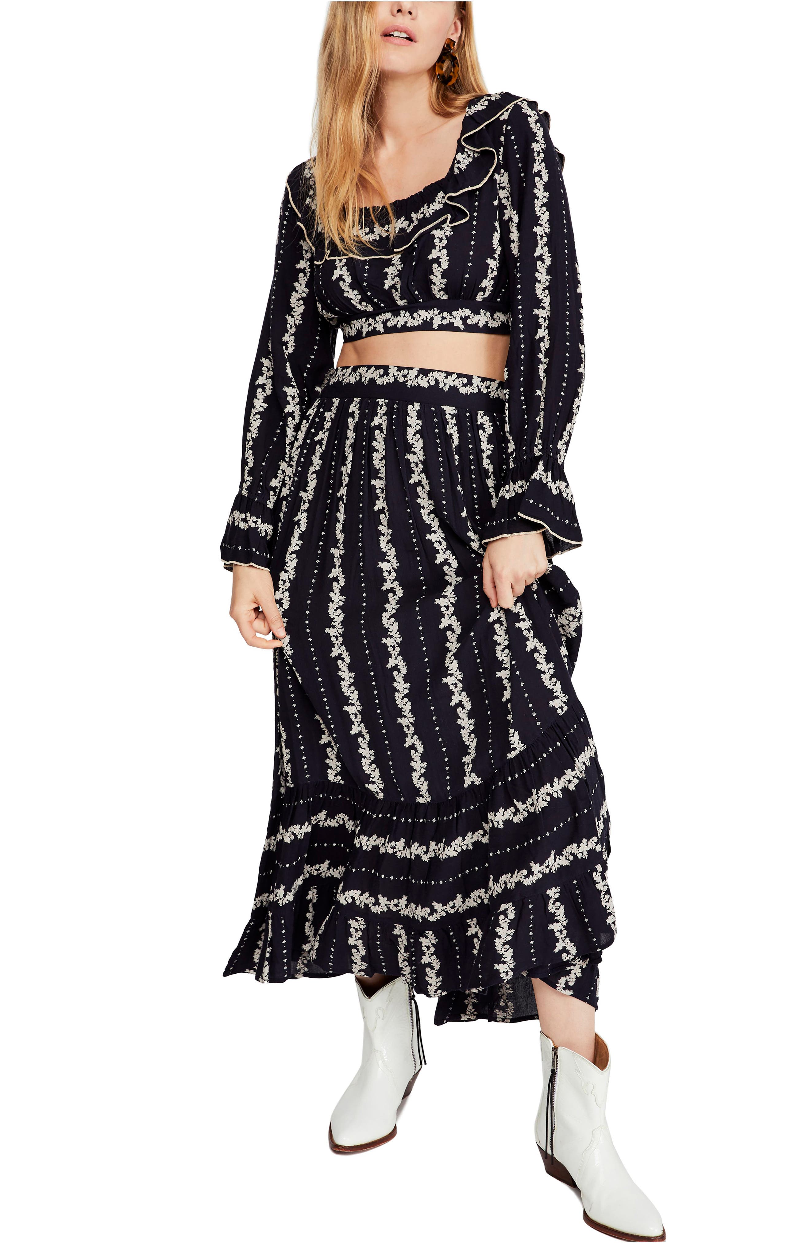 Free People Lolita Two-Piece Dress, Blue