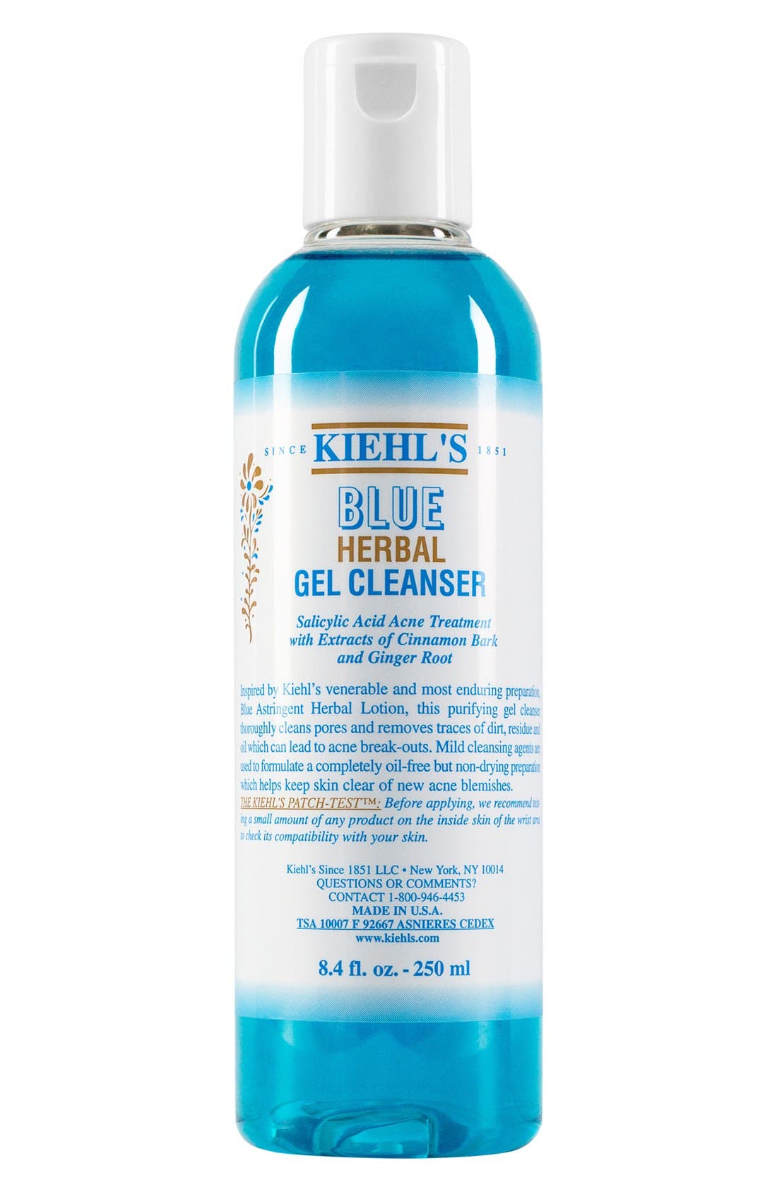 Kiehl's Since 1851 Blue Herbal Gel Cleanser Nordstrom