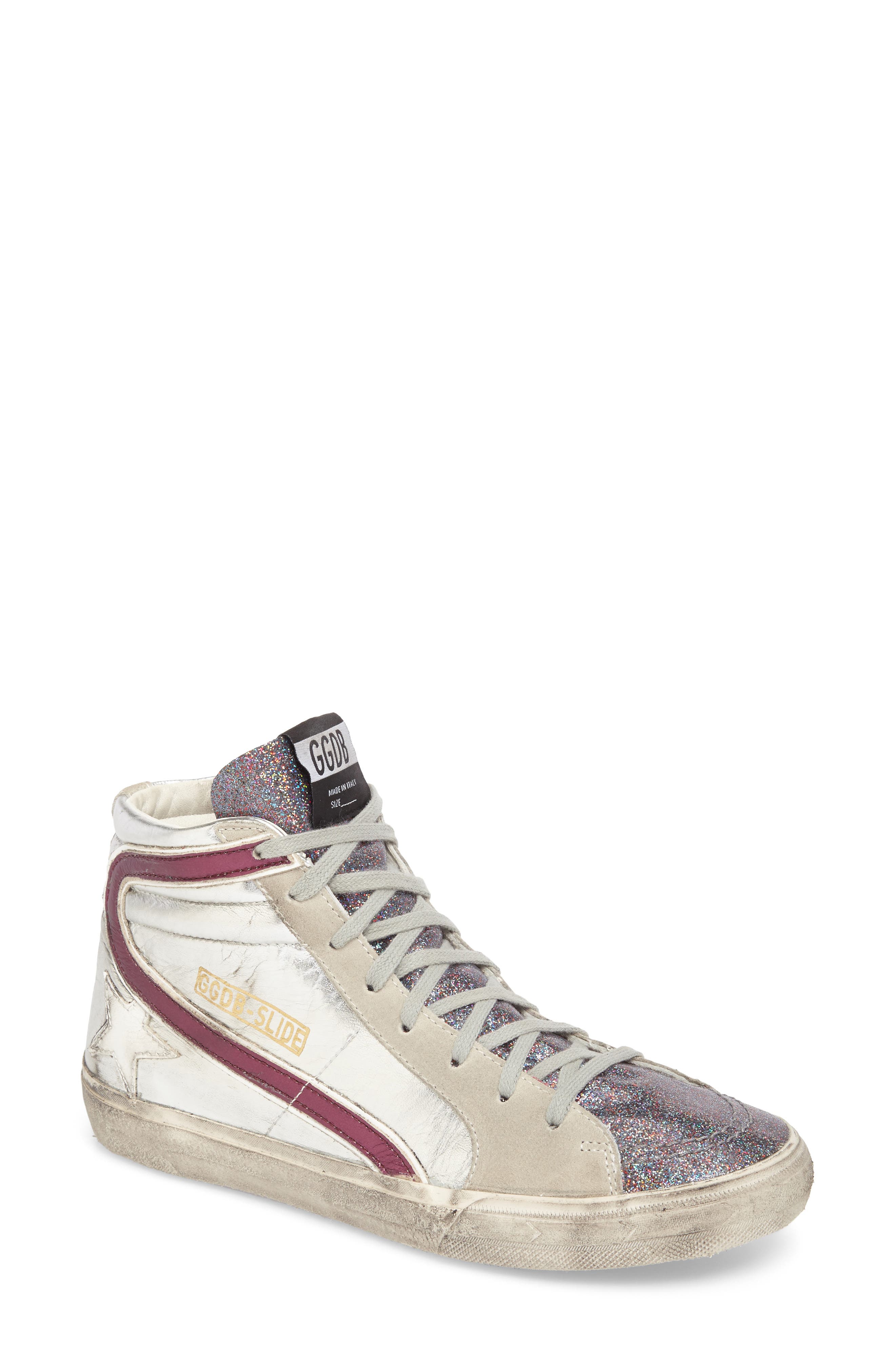 golden goose slide high top