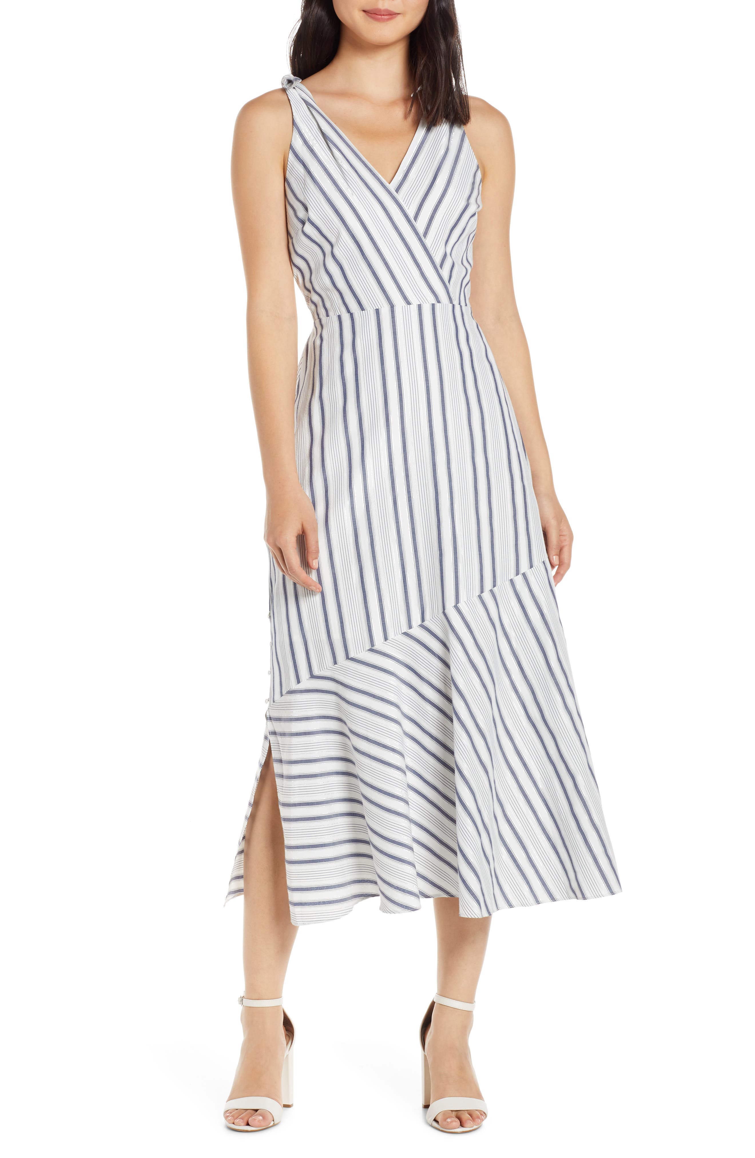 Sam Edelman Stripe Sundress, White