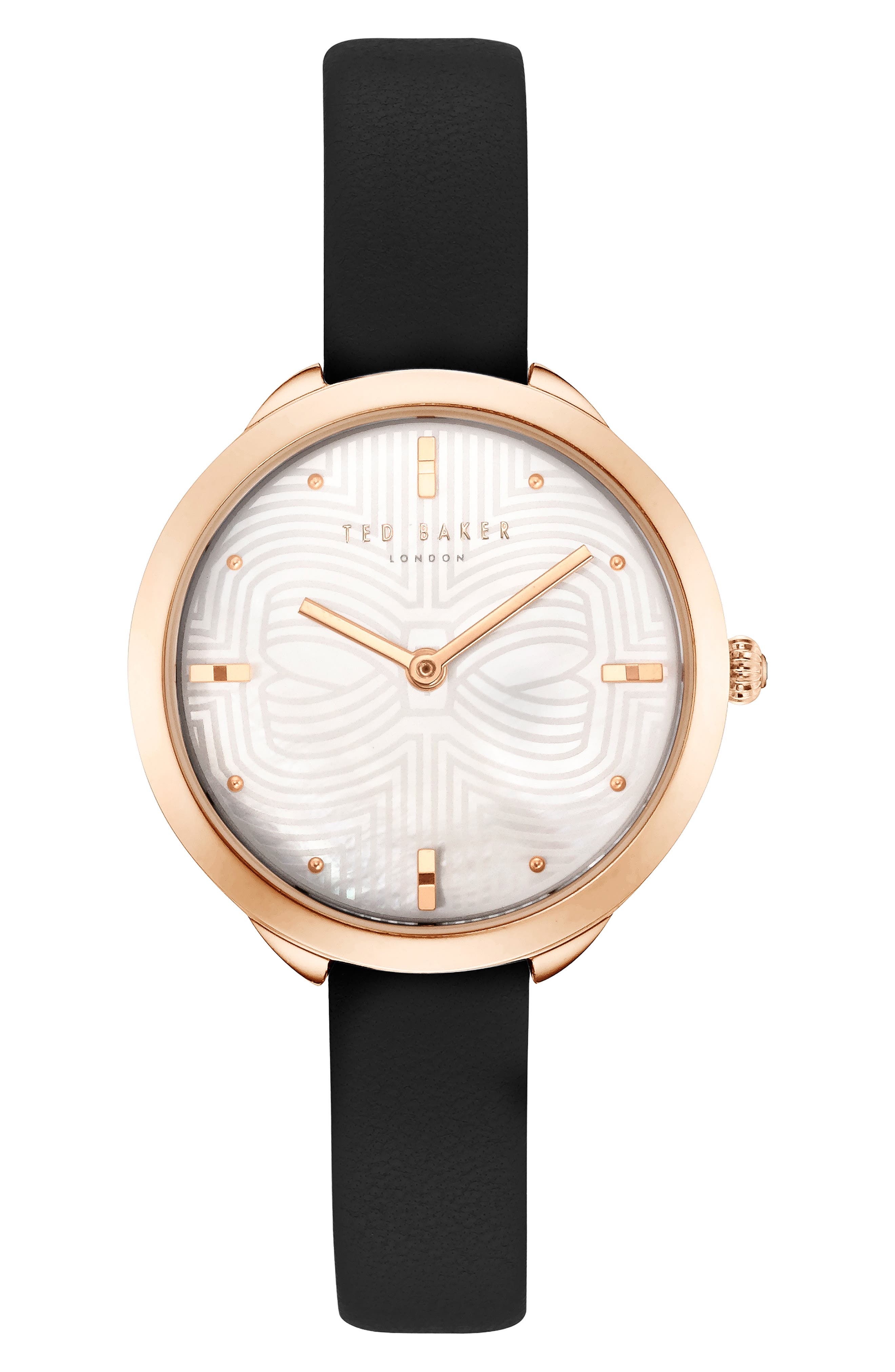 Ted Baker London Elena Leather Strap Watch, 30Mm