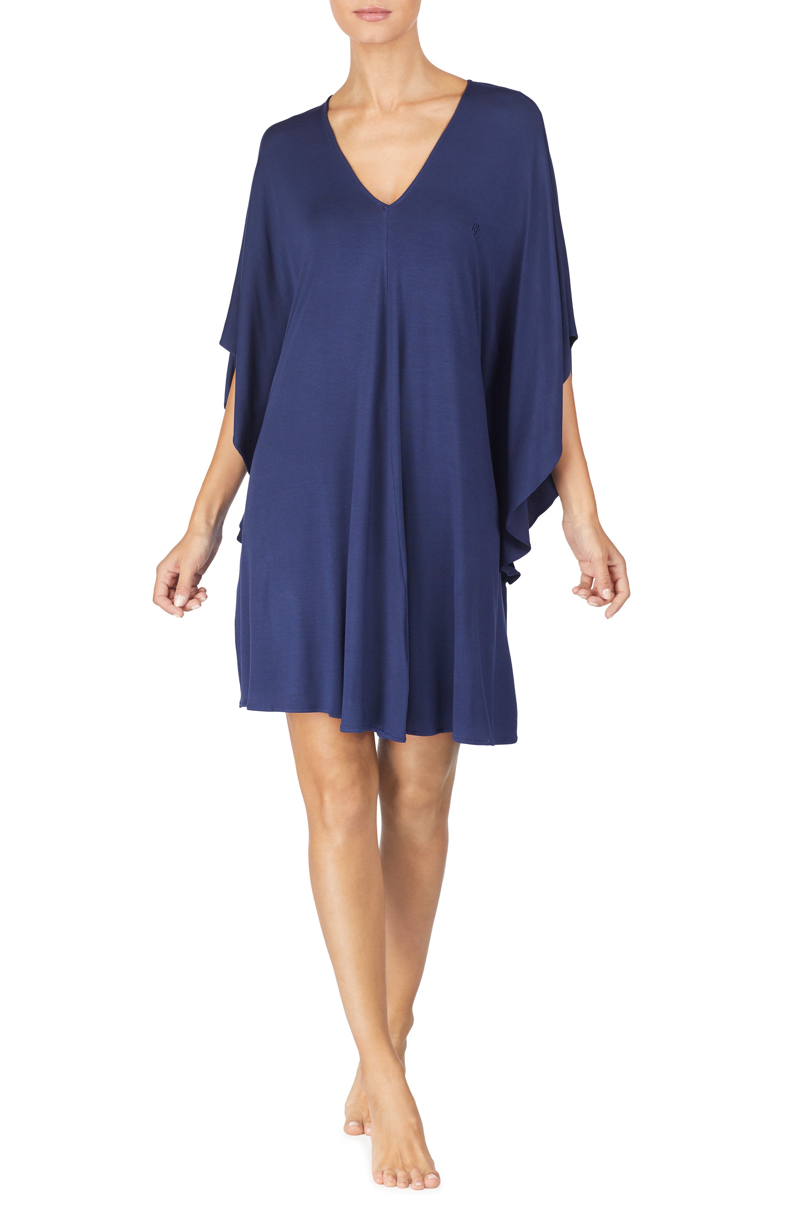 Lauren Ralph Lauren Caftan Nightgown, Blue