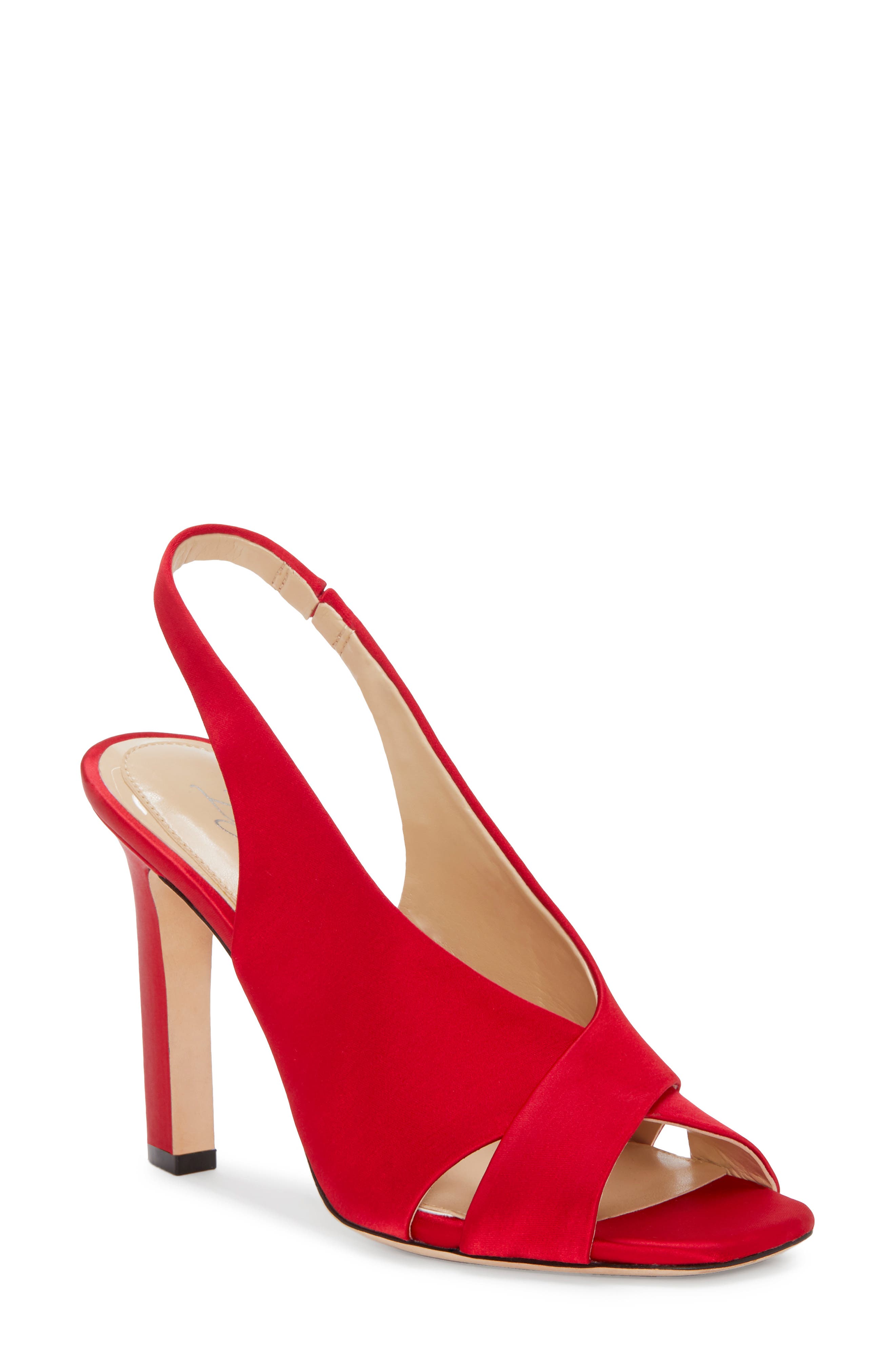 Imagine By Vince Camuto Wrennie Slingback Sandal, Red