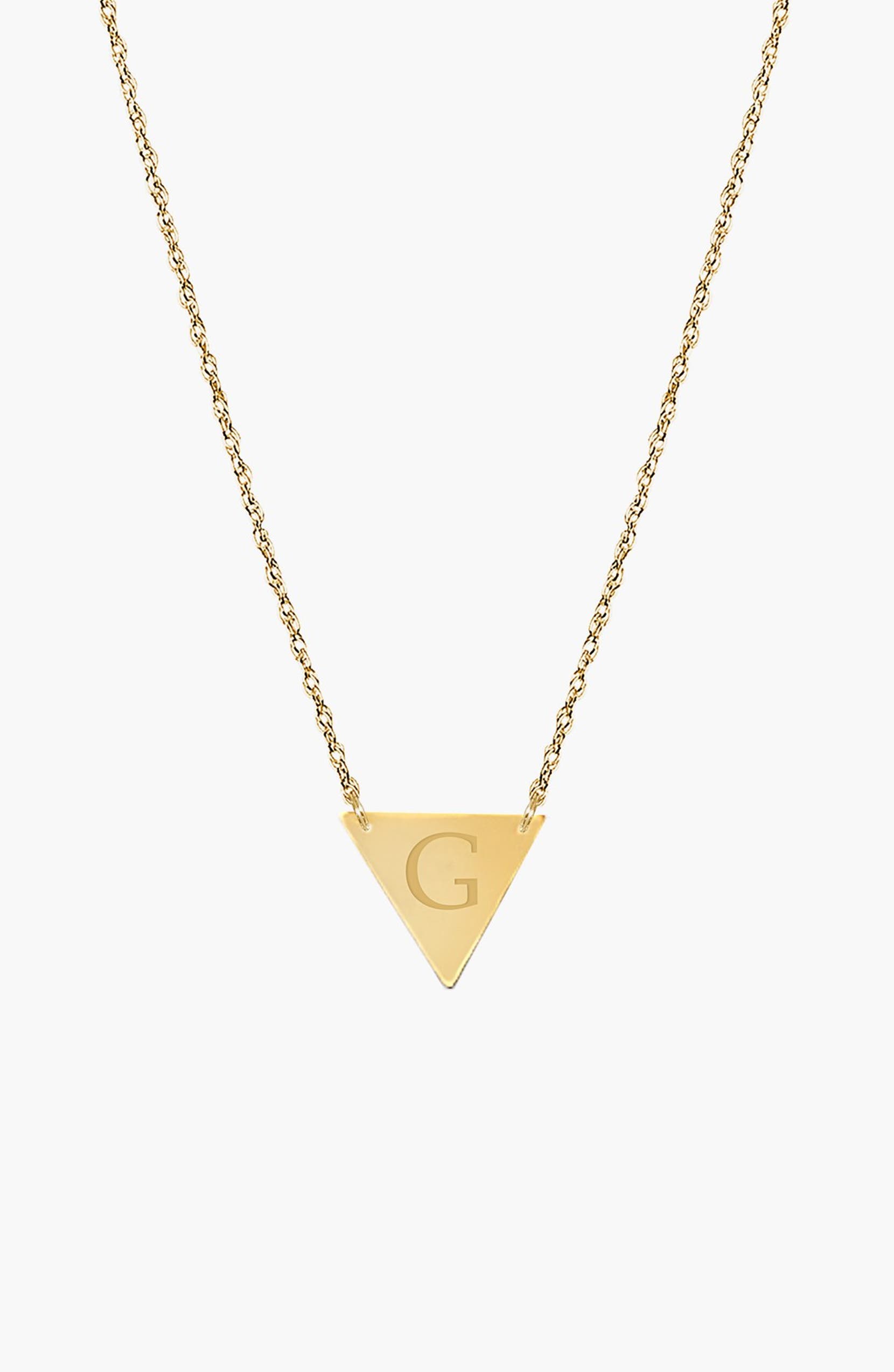 Jane Basch Designs Personalized Initial Pendant Necklace Nordstrom