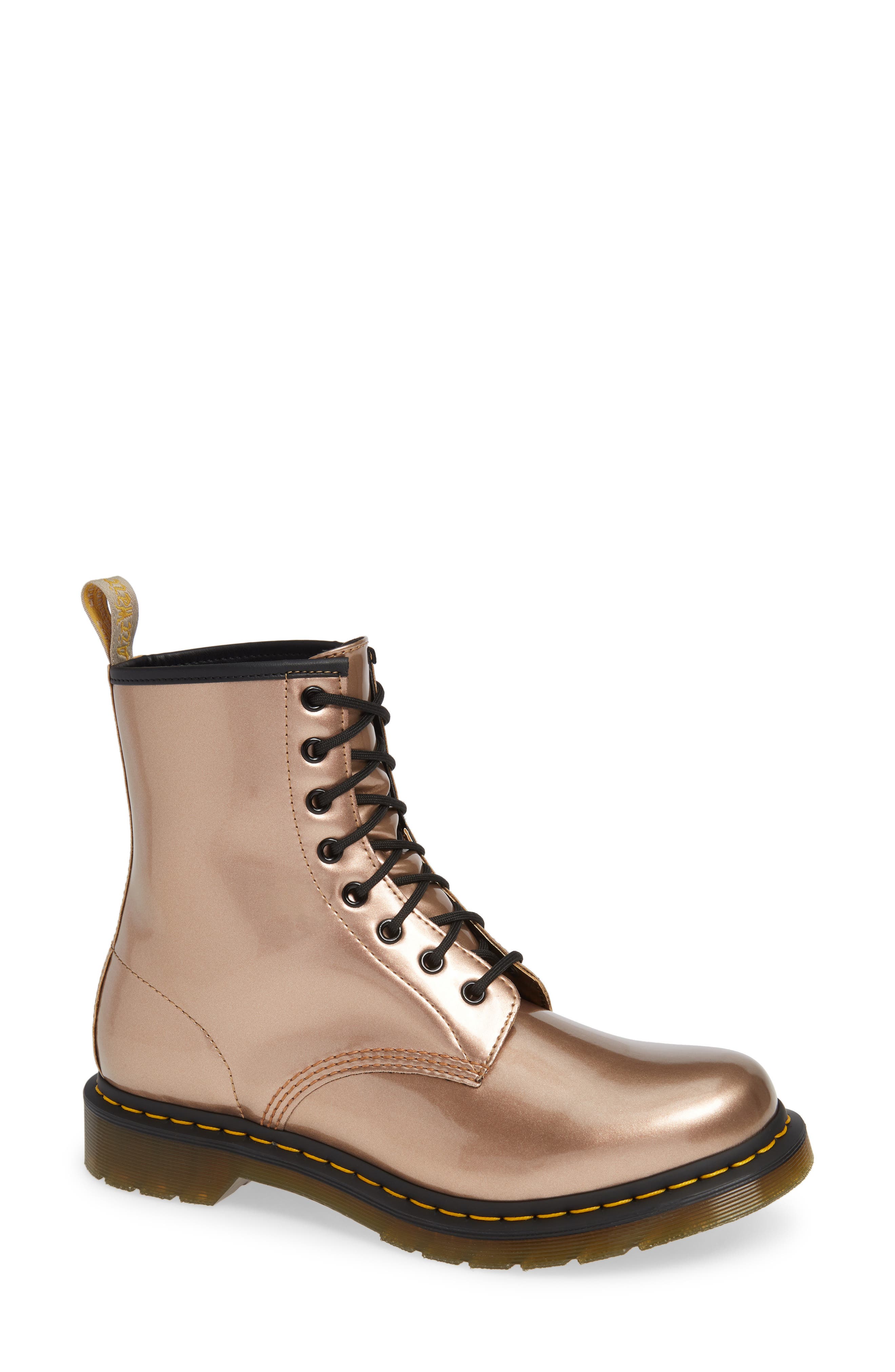 Dr. Martens 1460 Chrome Boot, Metallic