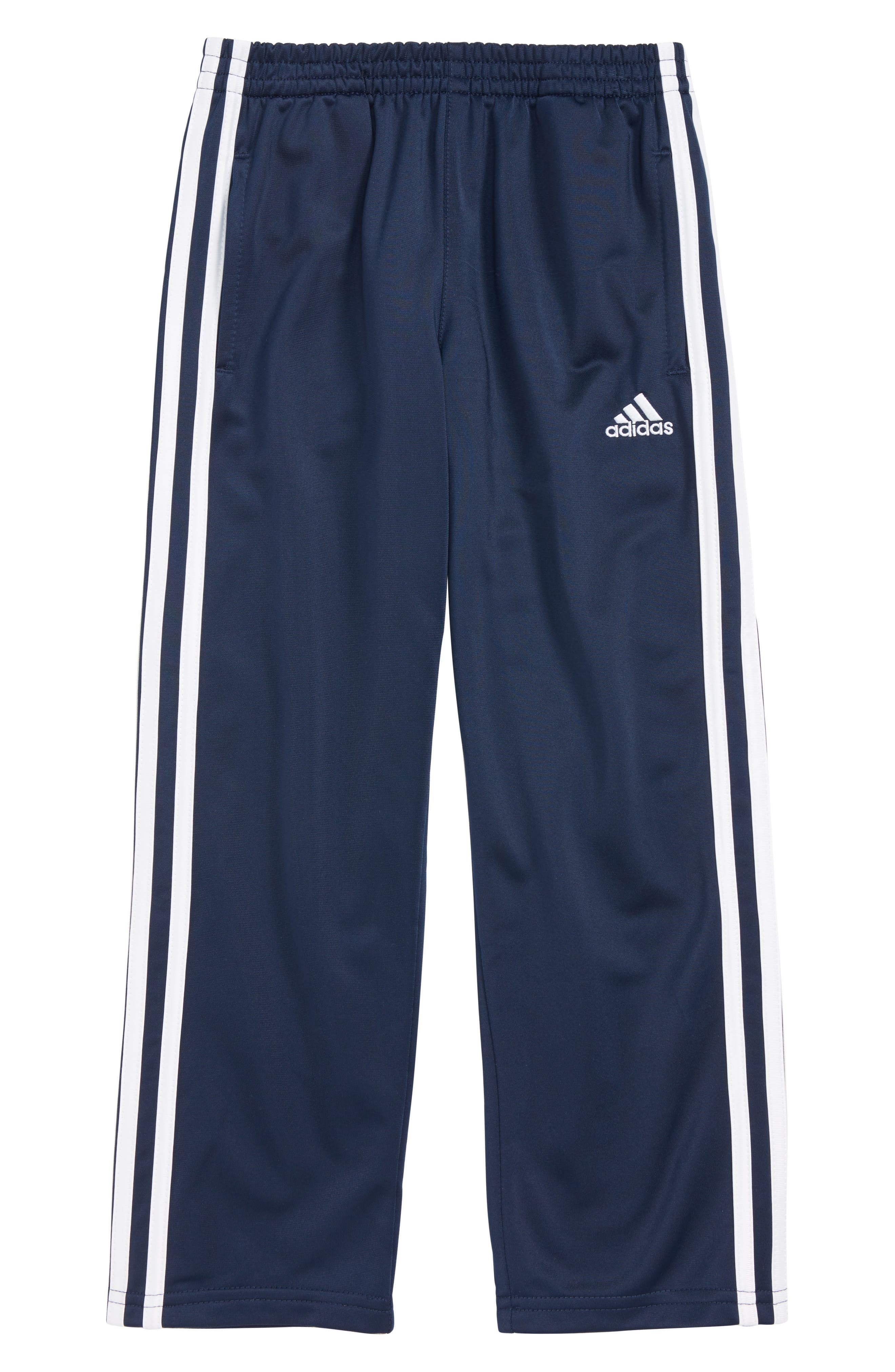 UPC 191358569568 product image for Boy's Adidas Iconic Tricot Pants, Size 4 - Blue | upcitemdb.com