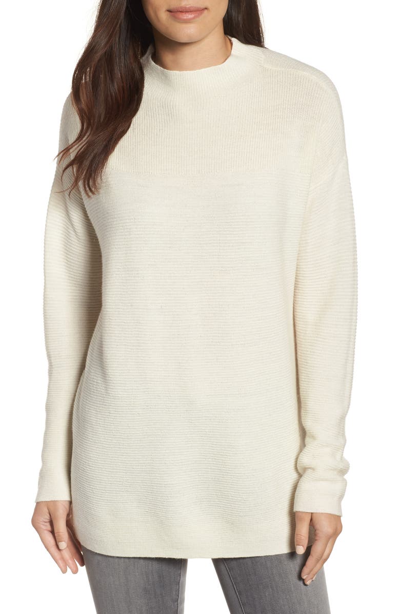 Eileen Fisher Ribbed Wool Blend Sweater | Nordstrom