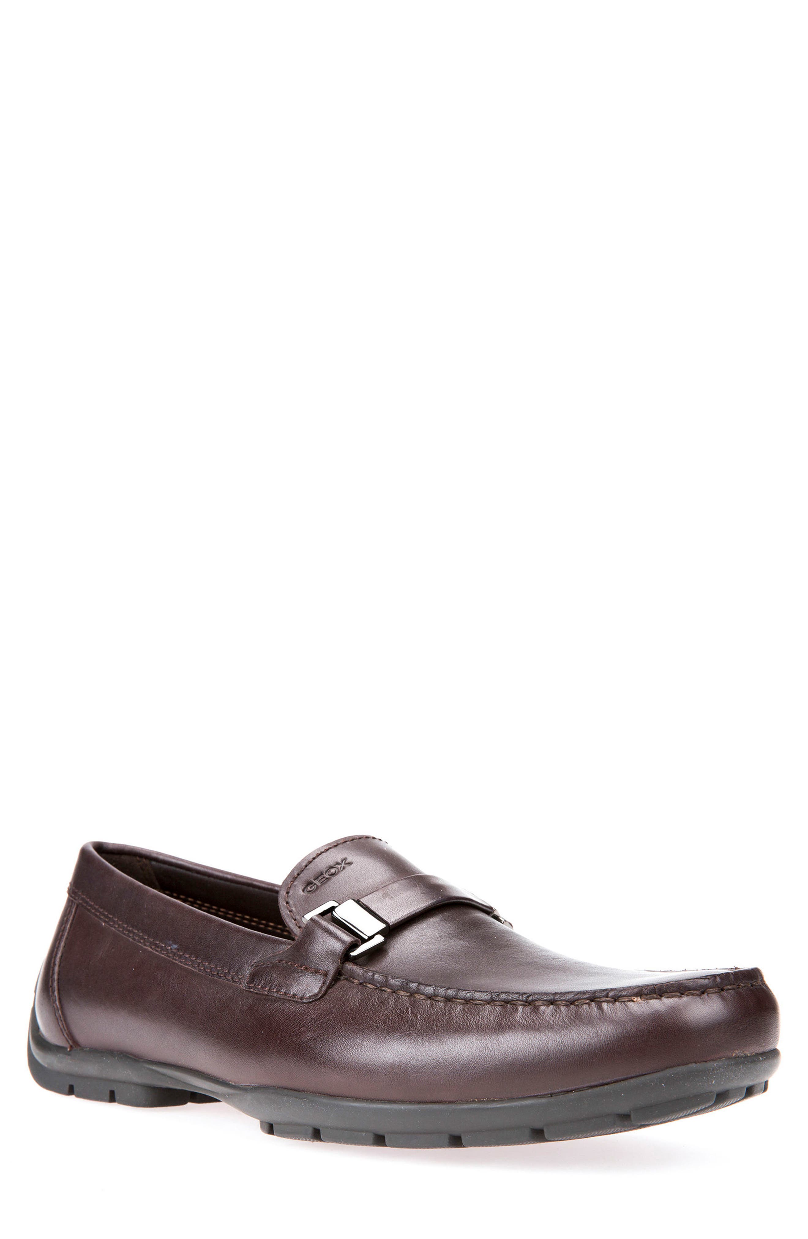 Geox Moner 2Fit 1 Driving Moccasin, Brown