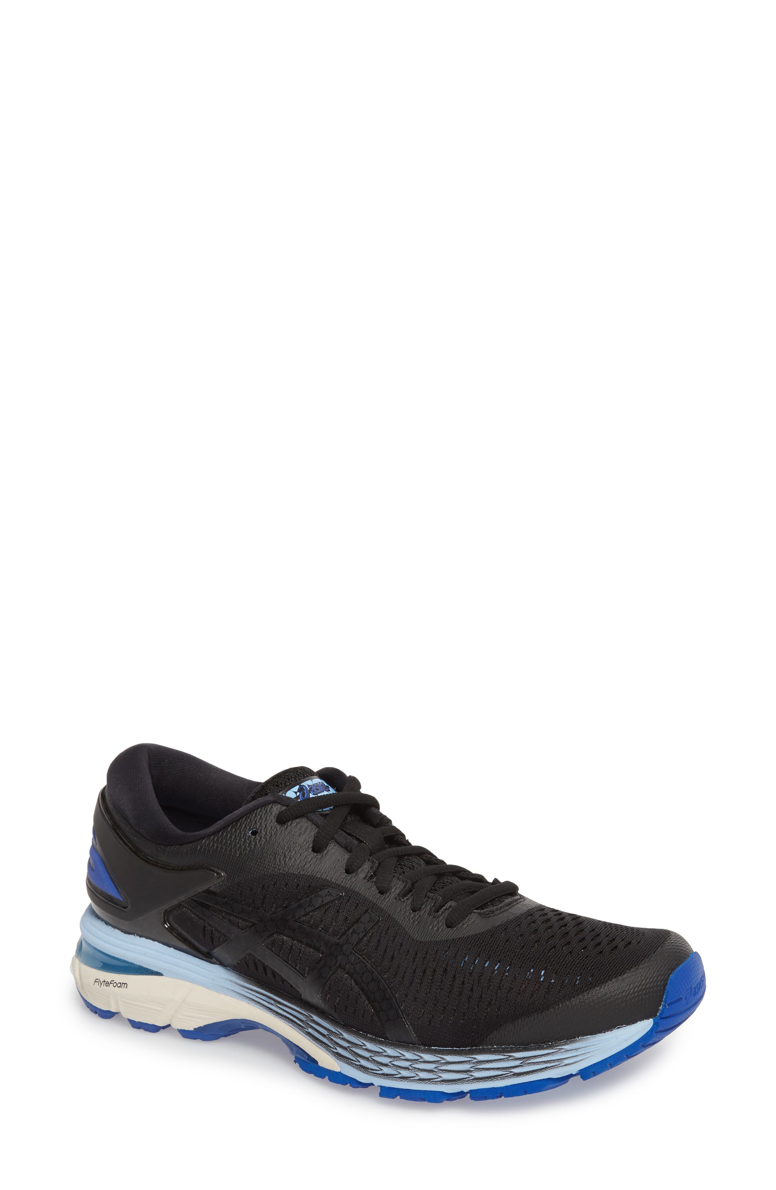 UPC 191497415054 product image for Women's Asics Gel-Kayano 25 Running Shoe, Size 6.5 D - Black | upcitemdb.com