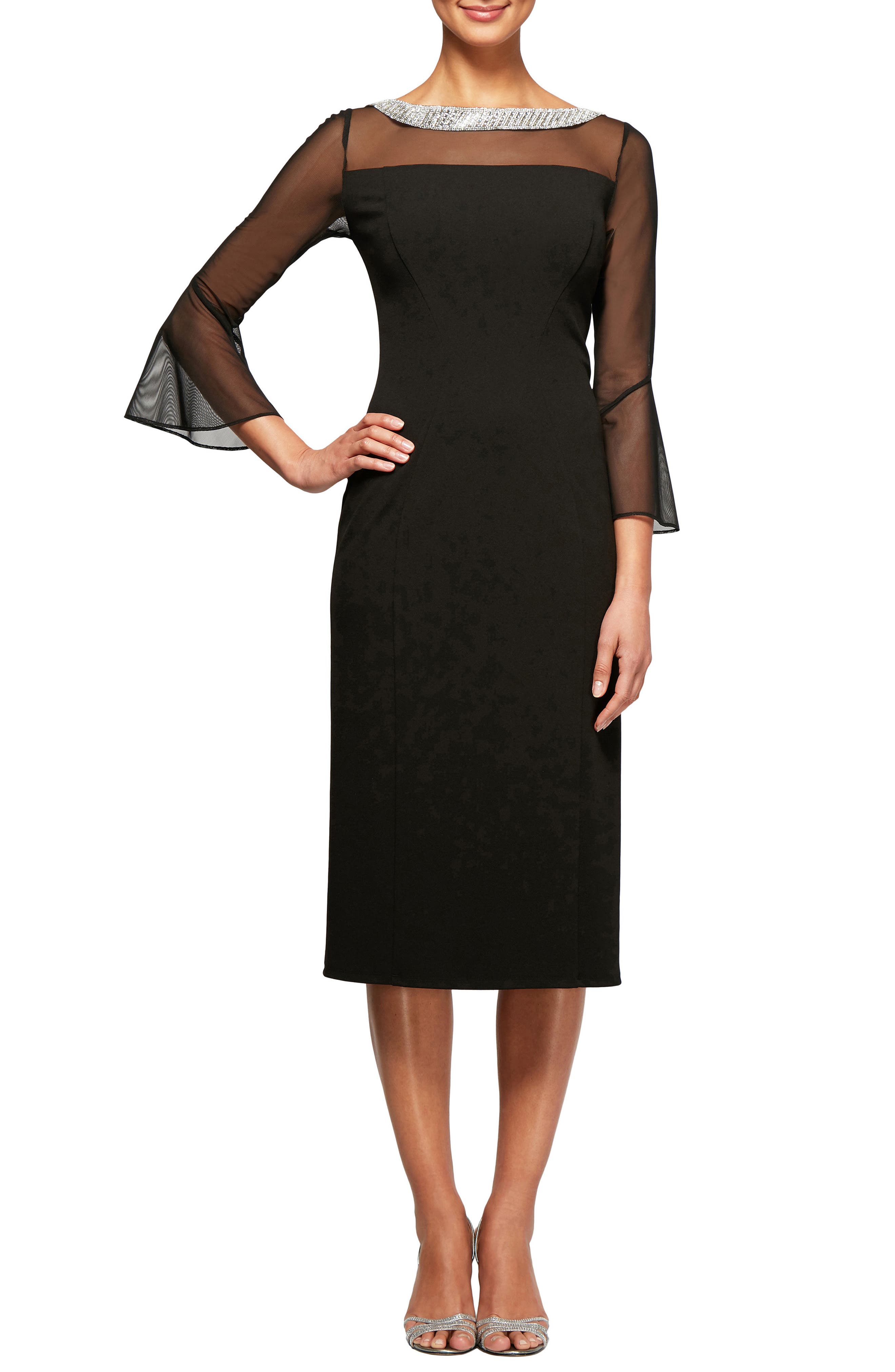 Alex Evenings Embellished Shift Dress