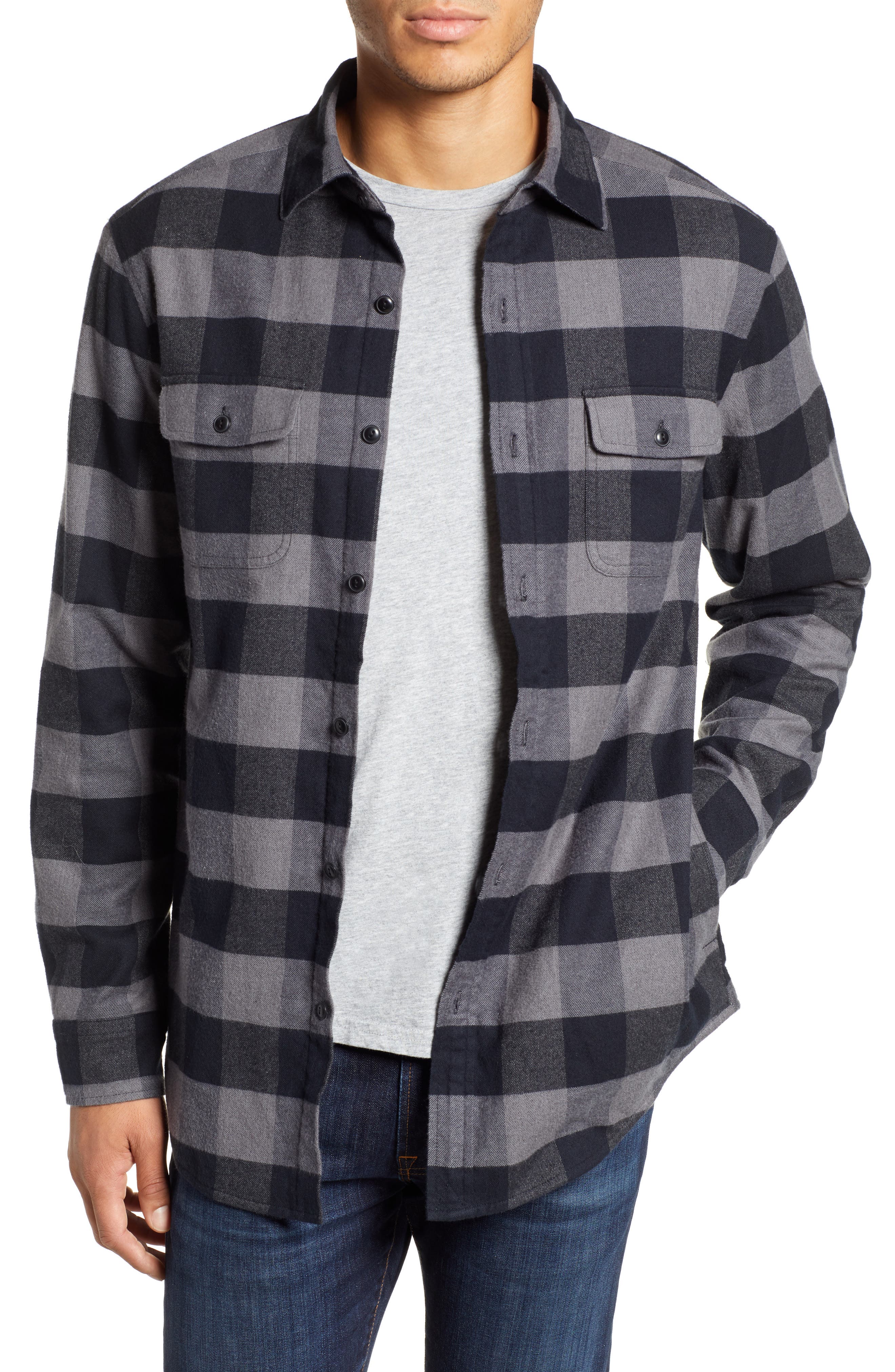 Vineyard Vines Deepwood Regular Fit Lined Flannel Shirt Jacket