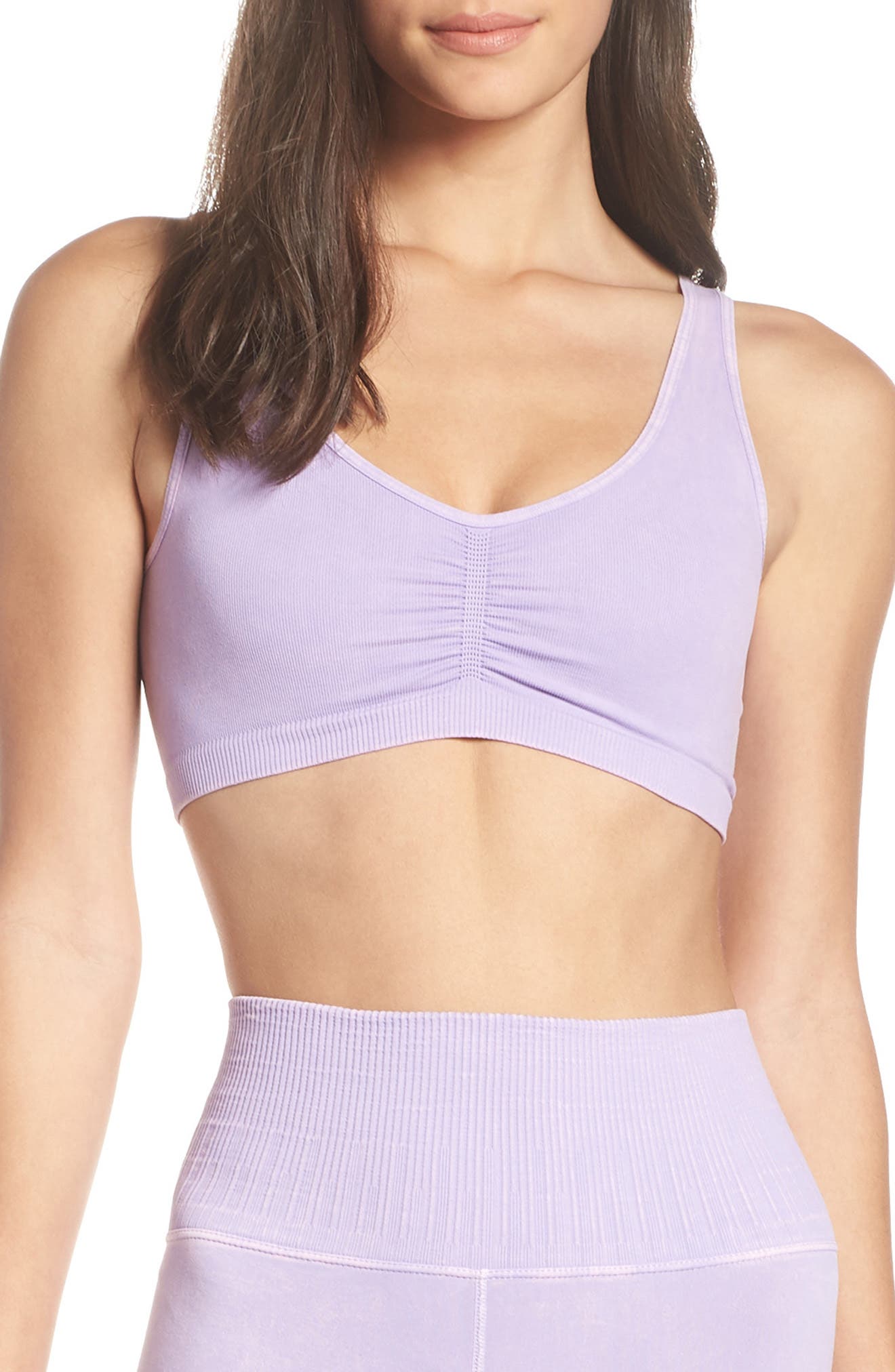 Free People Movement Washed Shanti Strappy Back Sports Bra