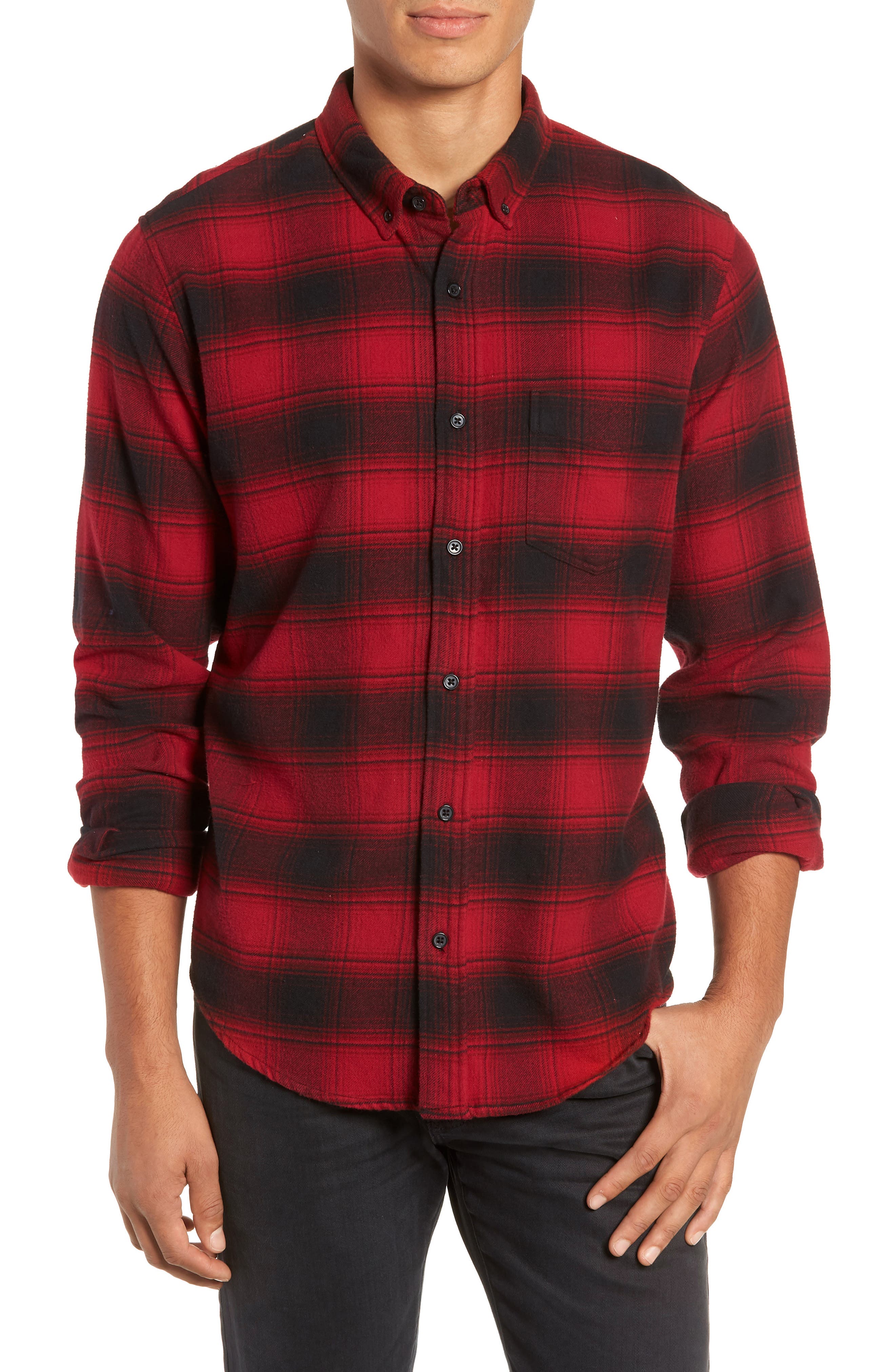 Rails Forrest Plaid Regular Fit Flannel Sport Shirt