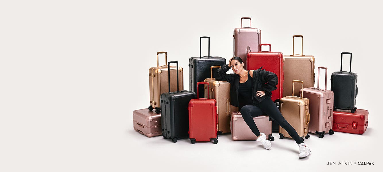 Jen Atkin x CALPAK luggage.