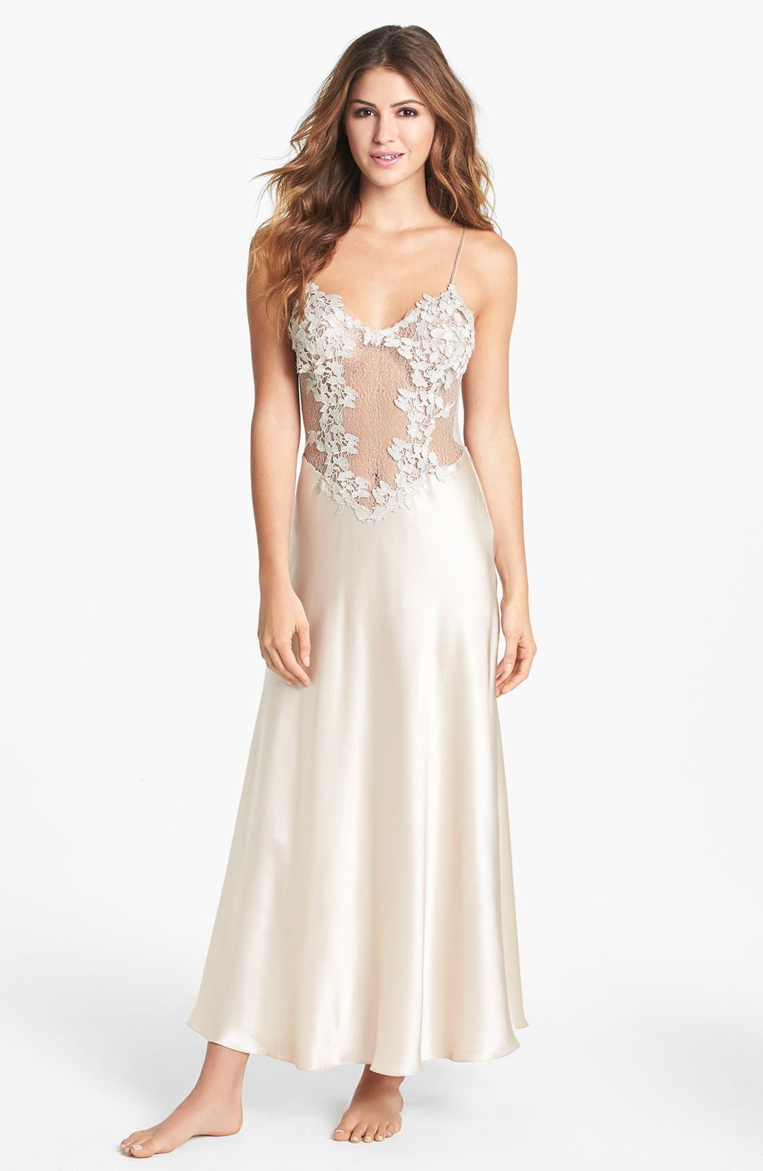 Flora Nikrooz Showstopper Nightgown, Ivory