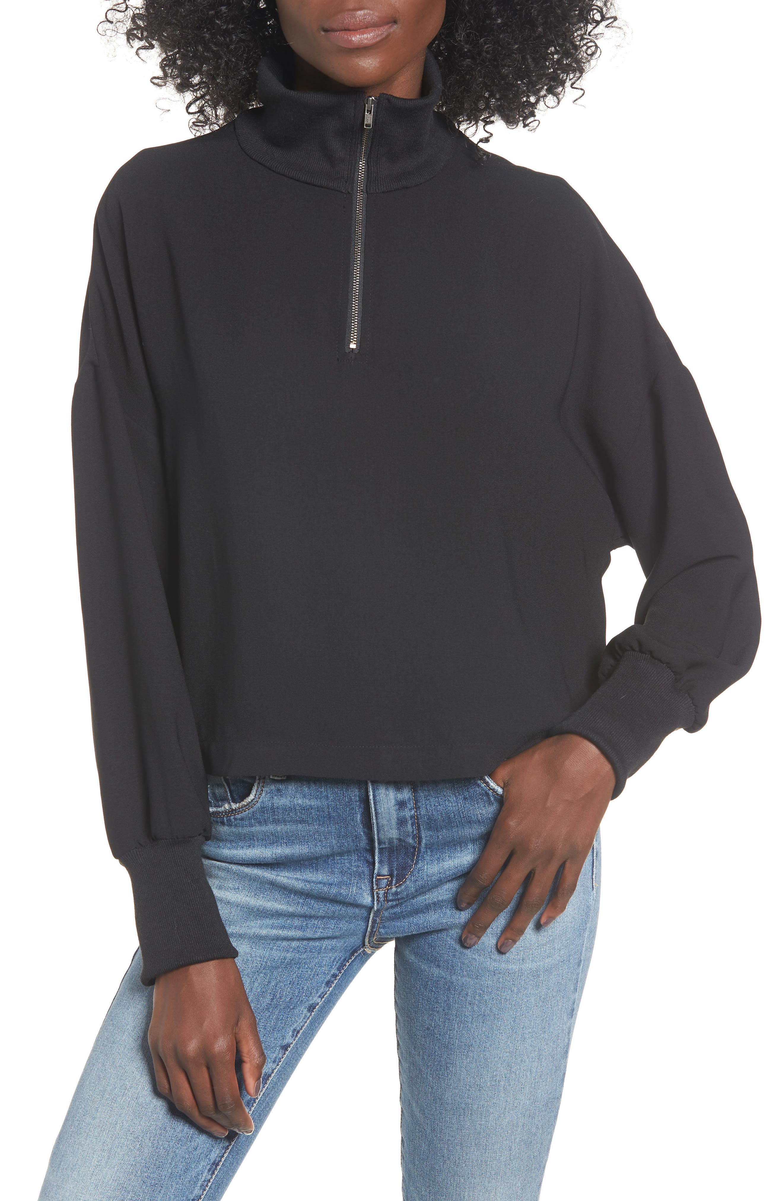 Bp. Quarter Zip Pullover, Black