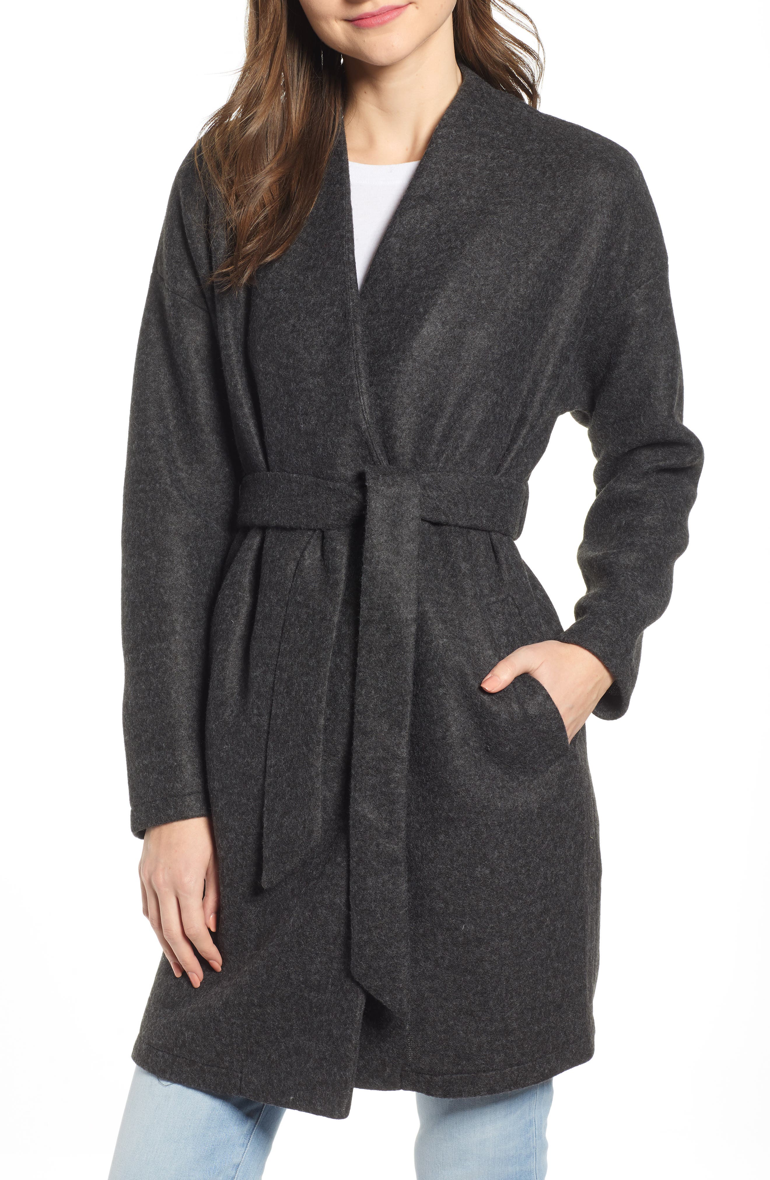 Vero Moda Brushed Fleece Jacket, Grey