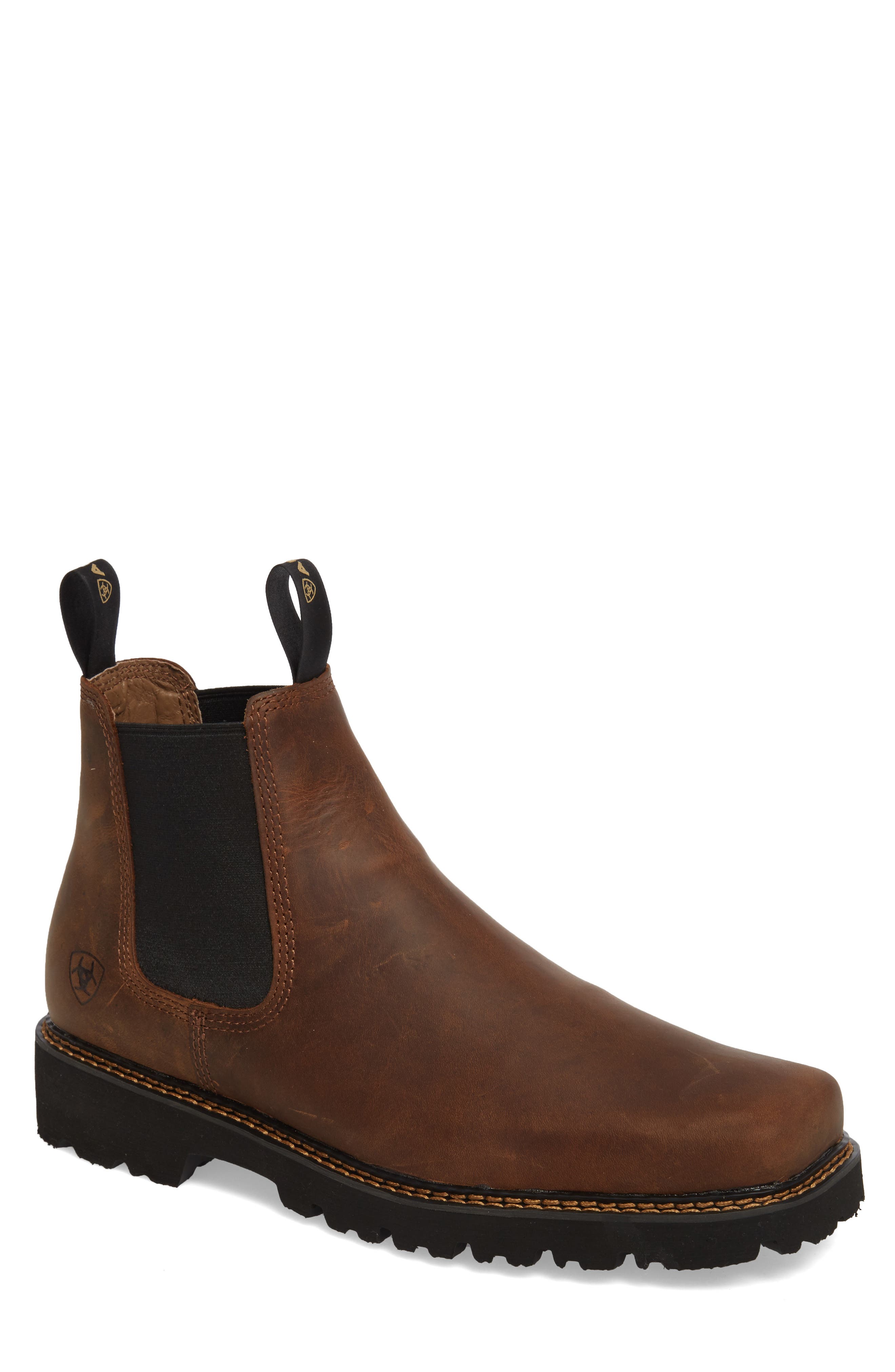 distressed chelsea boots mens