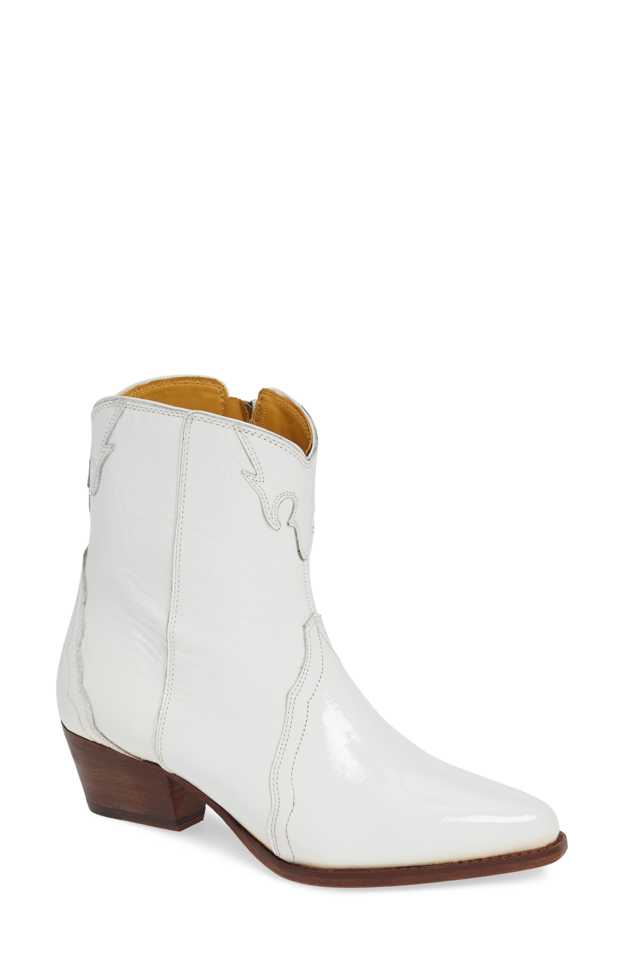 Free People New Frontier Western Bootie, White