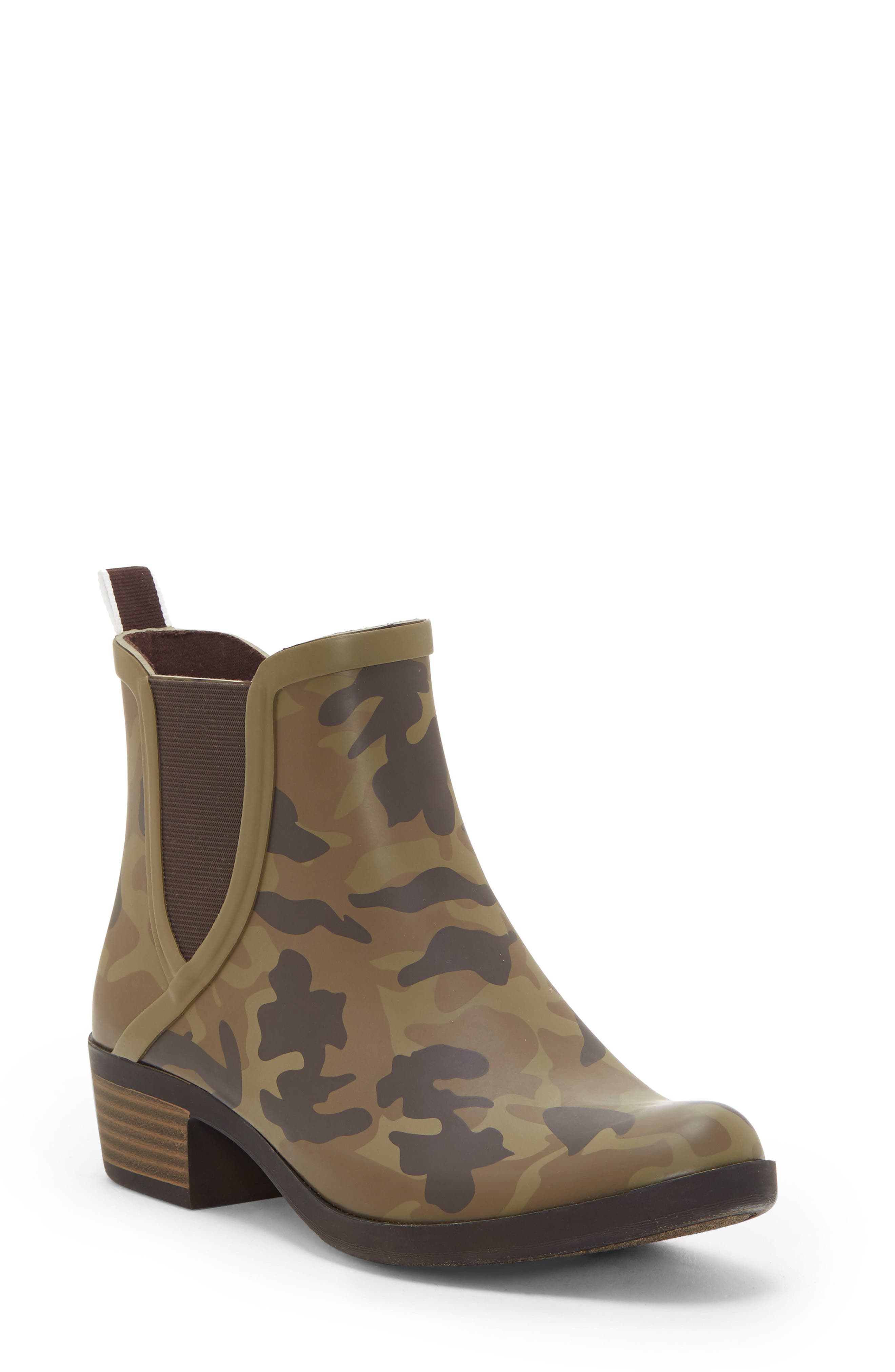 Lucky Brand Basel Rain Bootie, Green